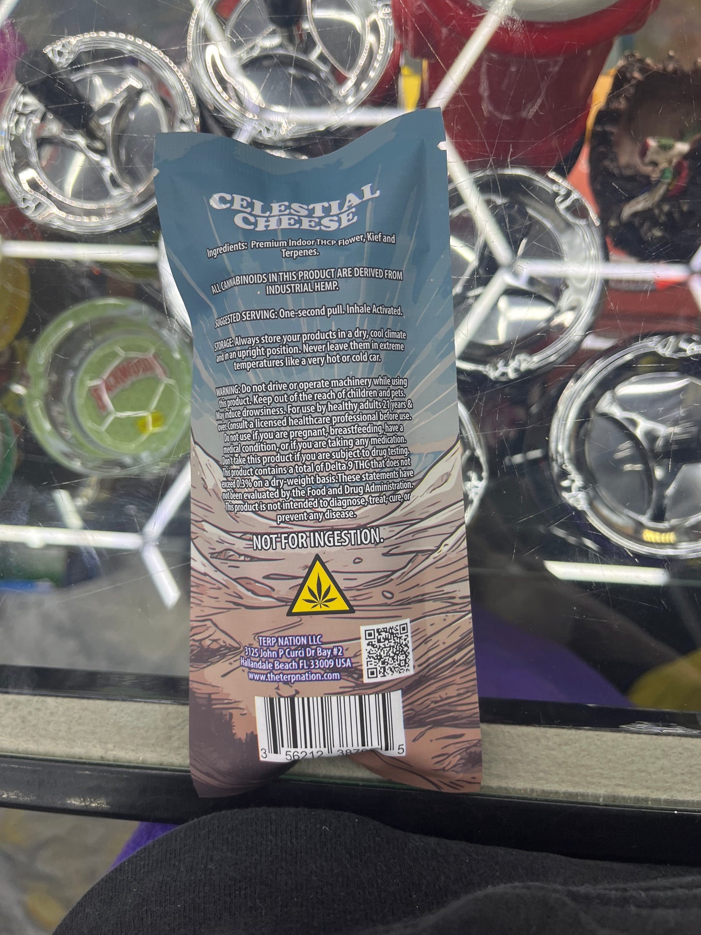 Smak’d thcp moonrock preroll 2ct celestial cheese indica