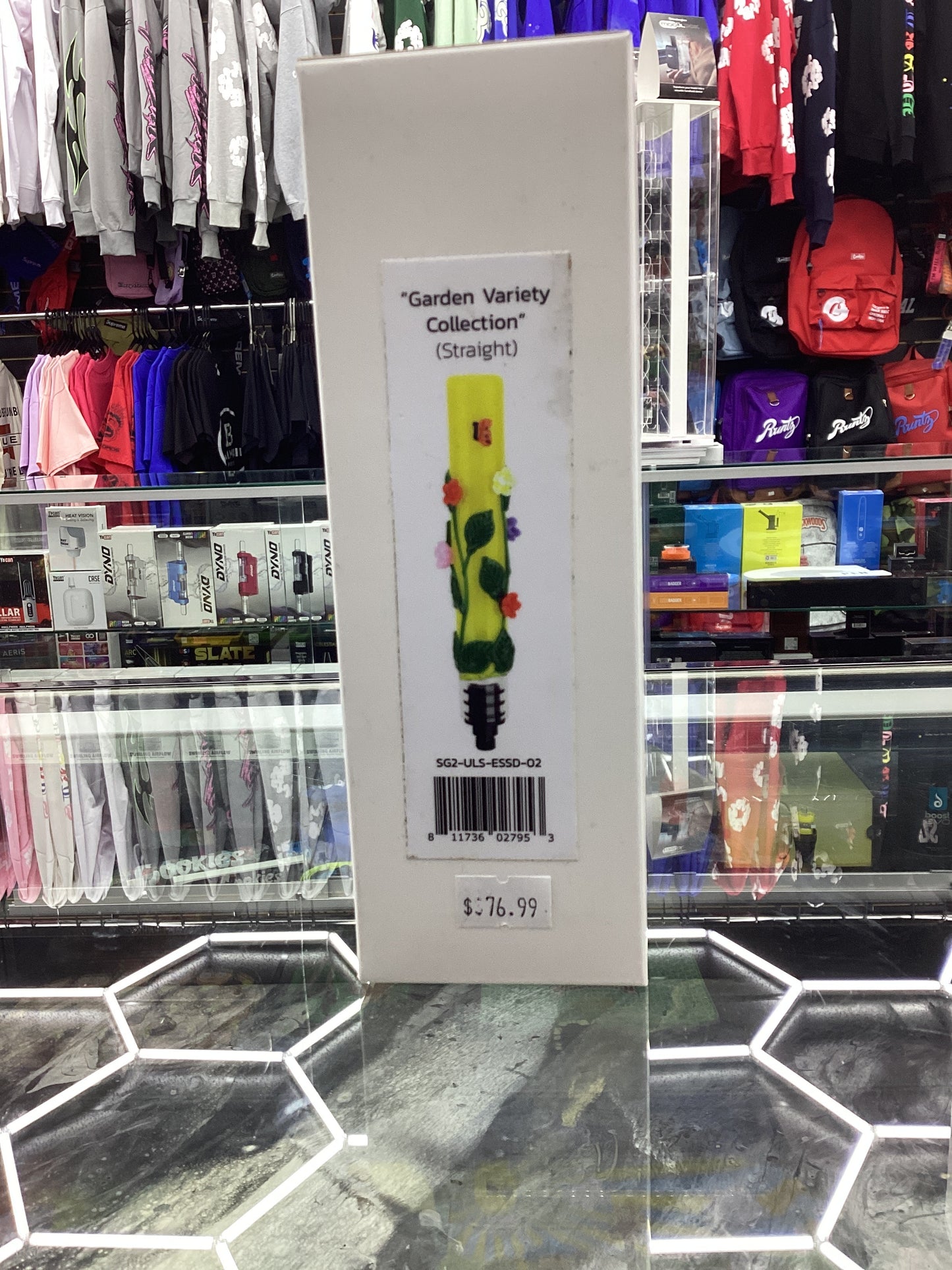 Stundenglass large glass upstem “garden variety collection” straight