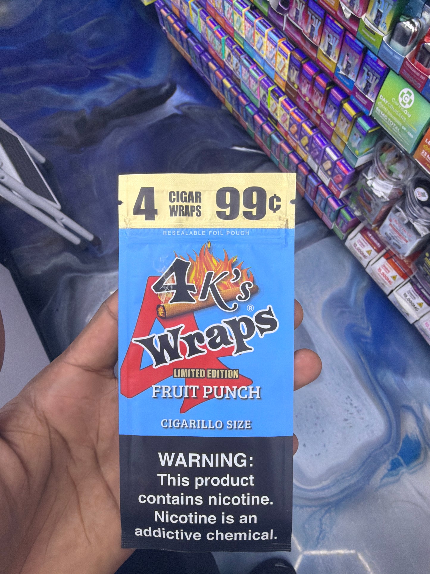 4k wraps Fruit Punch