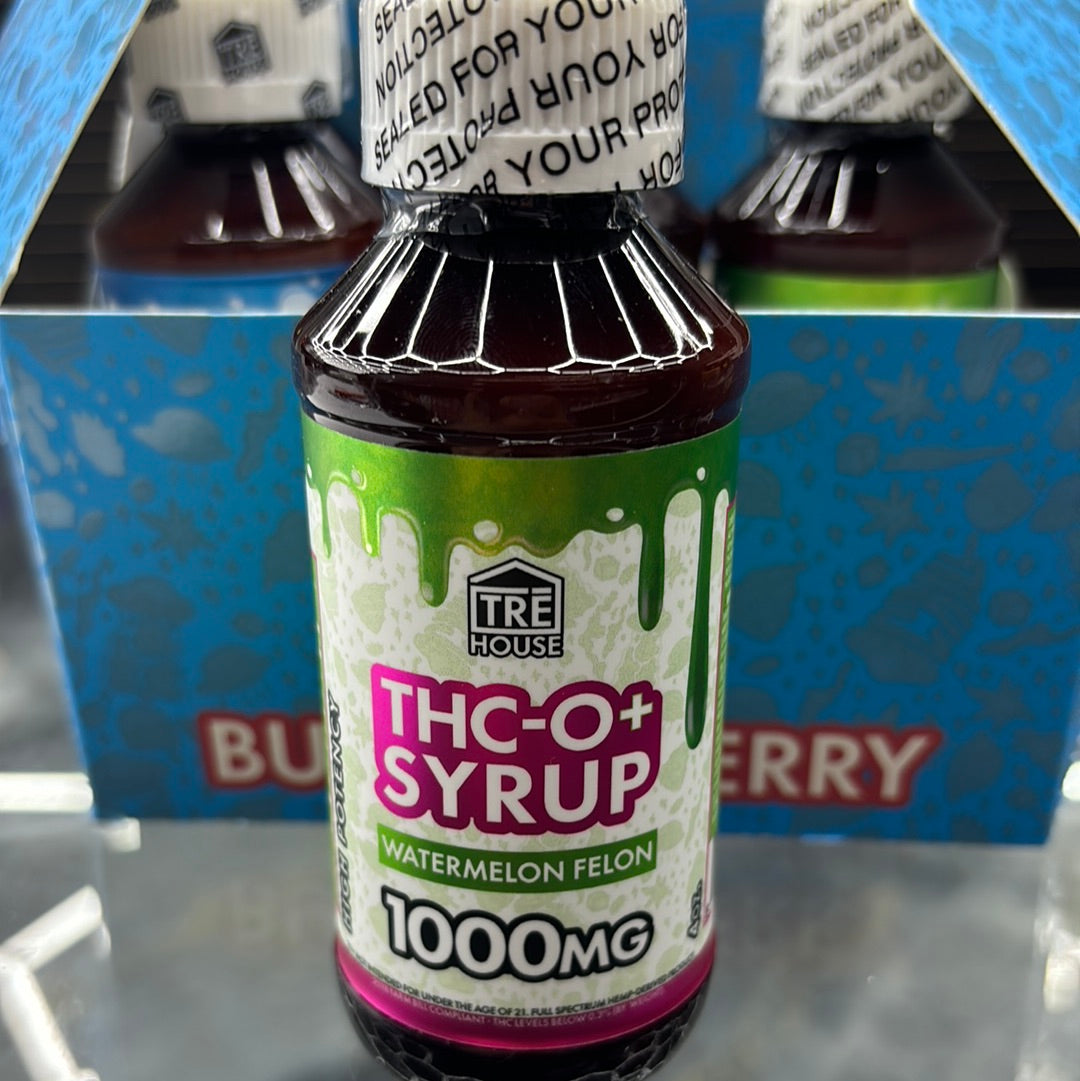 Treehouse, THCO, syrup, watermelon felon 1000mg