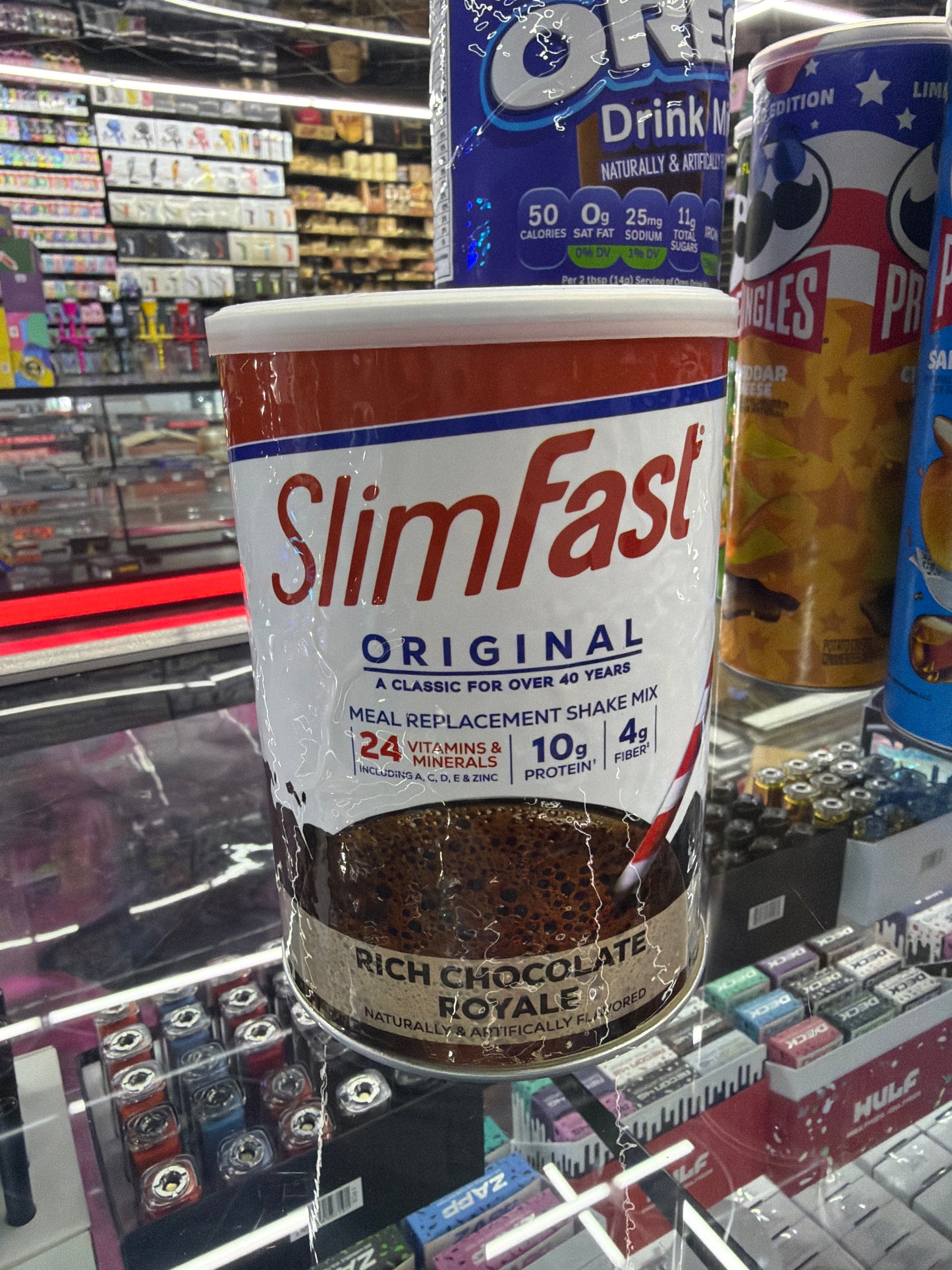 SlimFast Original stash jar