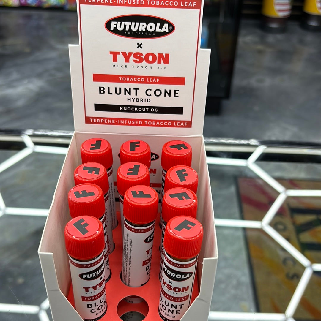 Futurola x Tyson blunt cone, hybrid knockout OG