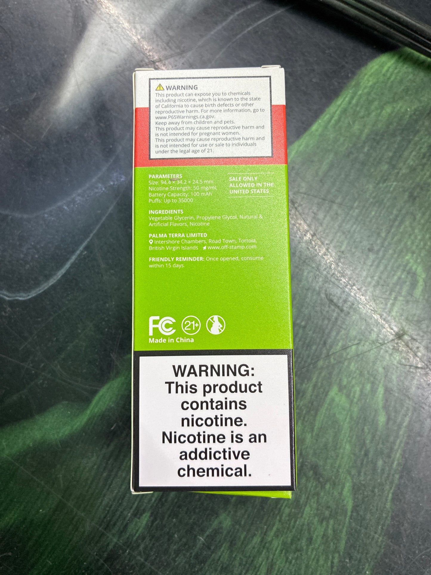 Off stamp bangin strawberry pod 35k