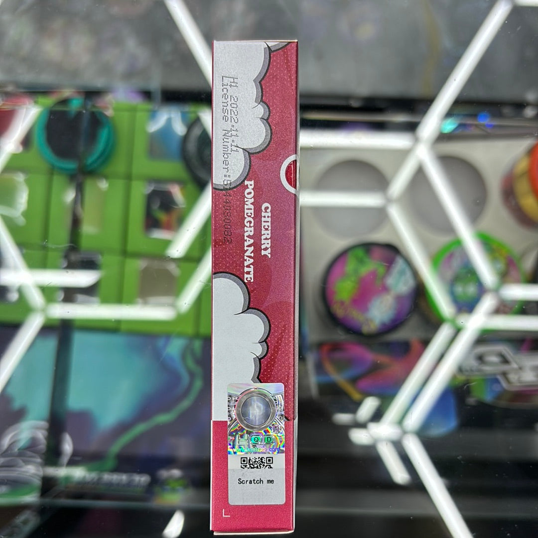 HQD cherry pomegranate 1200 puffs curvie plus