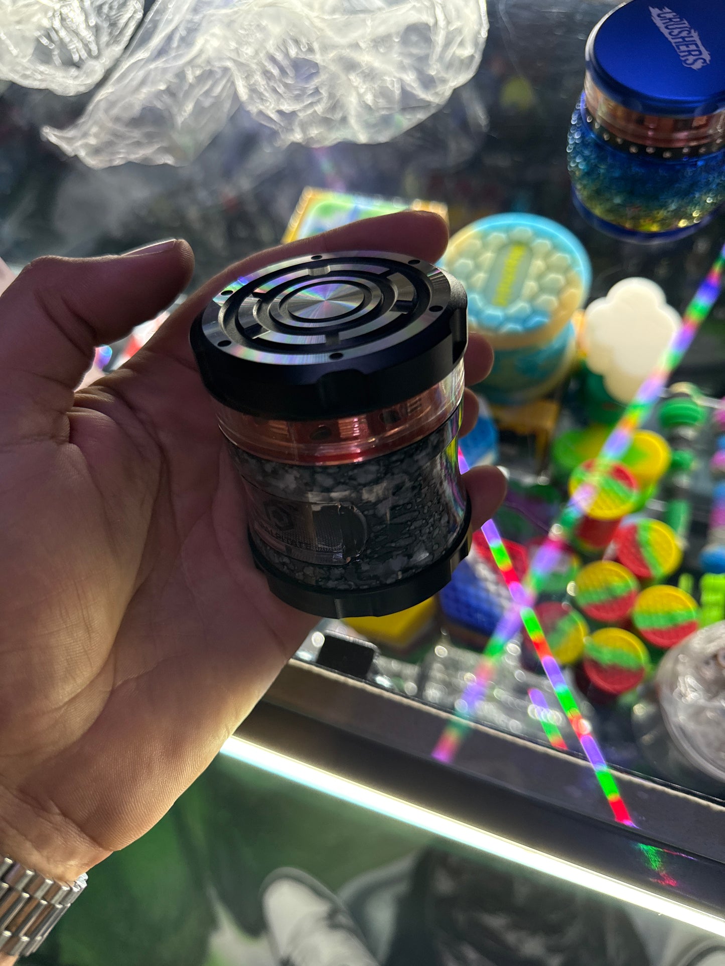 Crusher grinder black marble