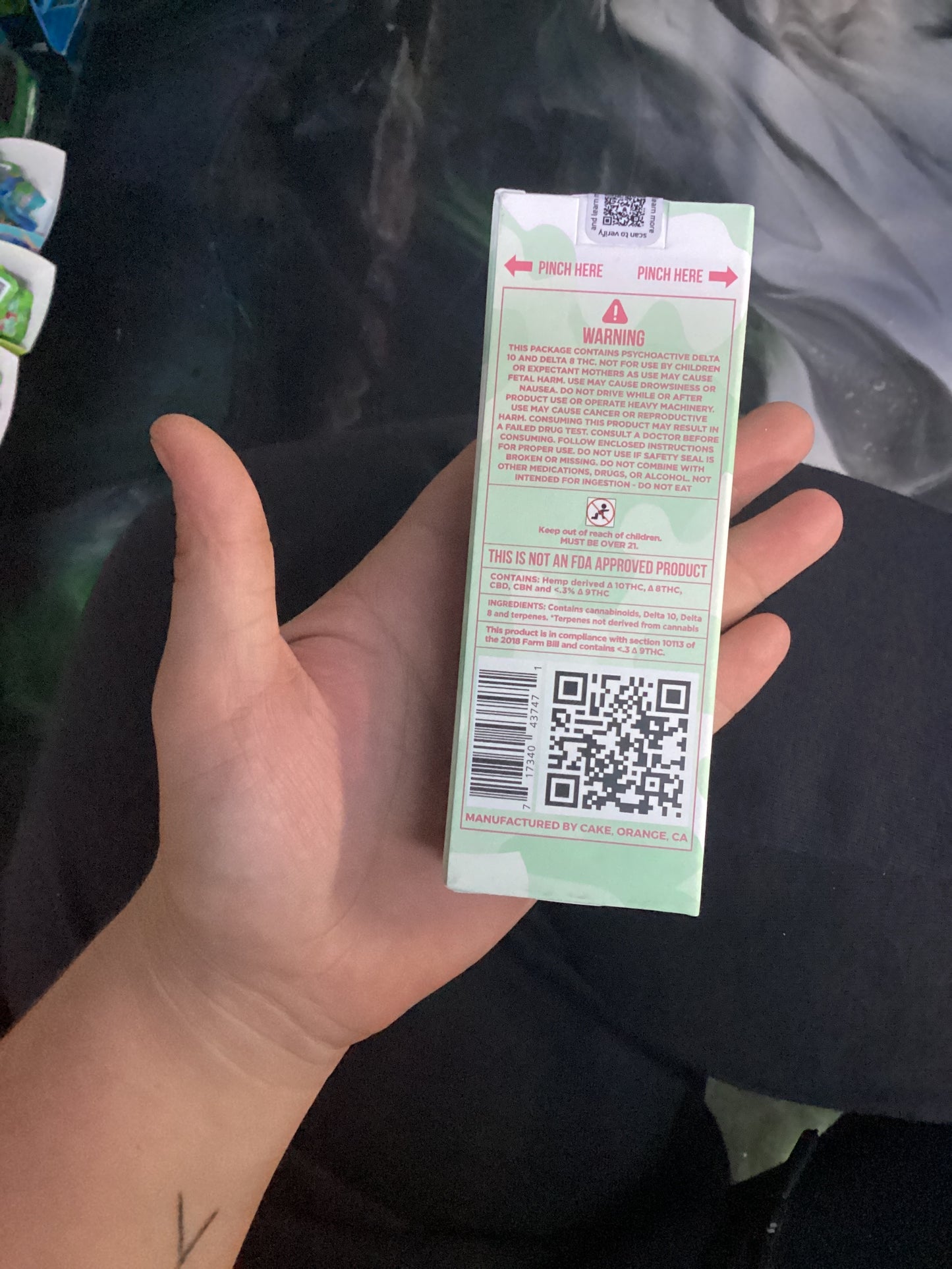 Cake 2.0 delta 10 ice cream cake hybrid 2g