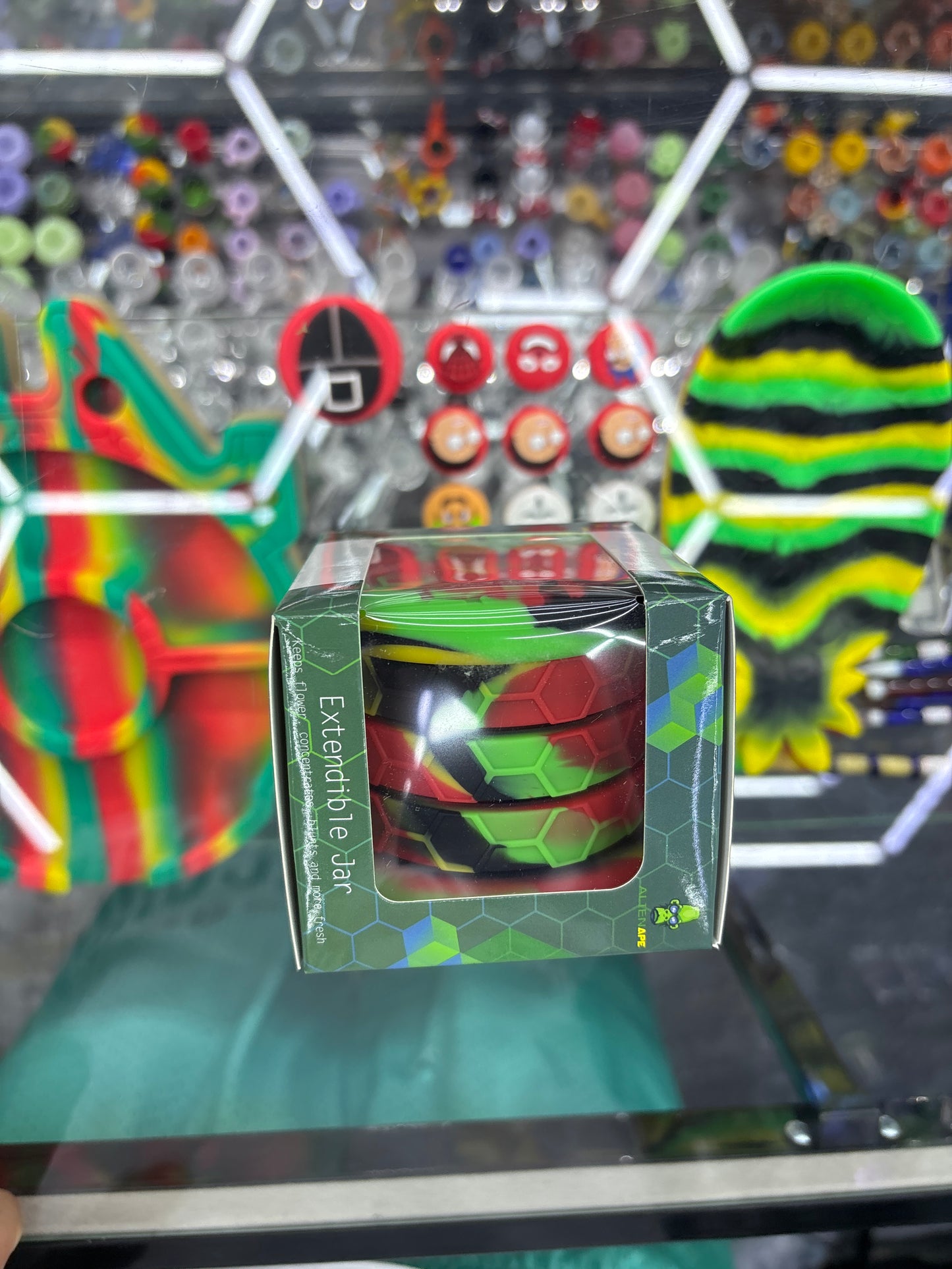 Alien ape, extendable jar silicone