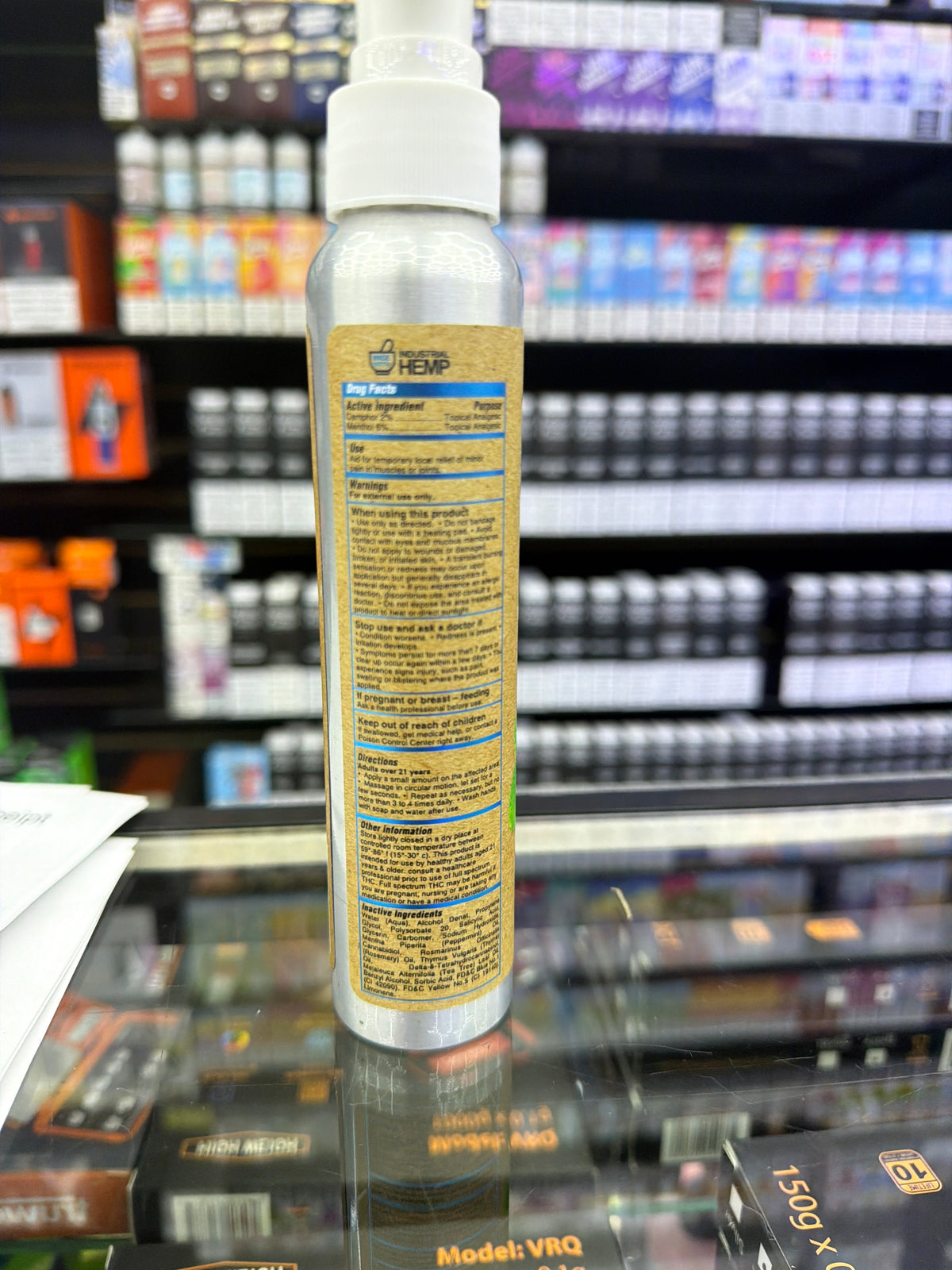 JUST CBD SMOOTH RELIEF GEL W/MENTHOL 1000mg TOPICAL