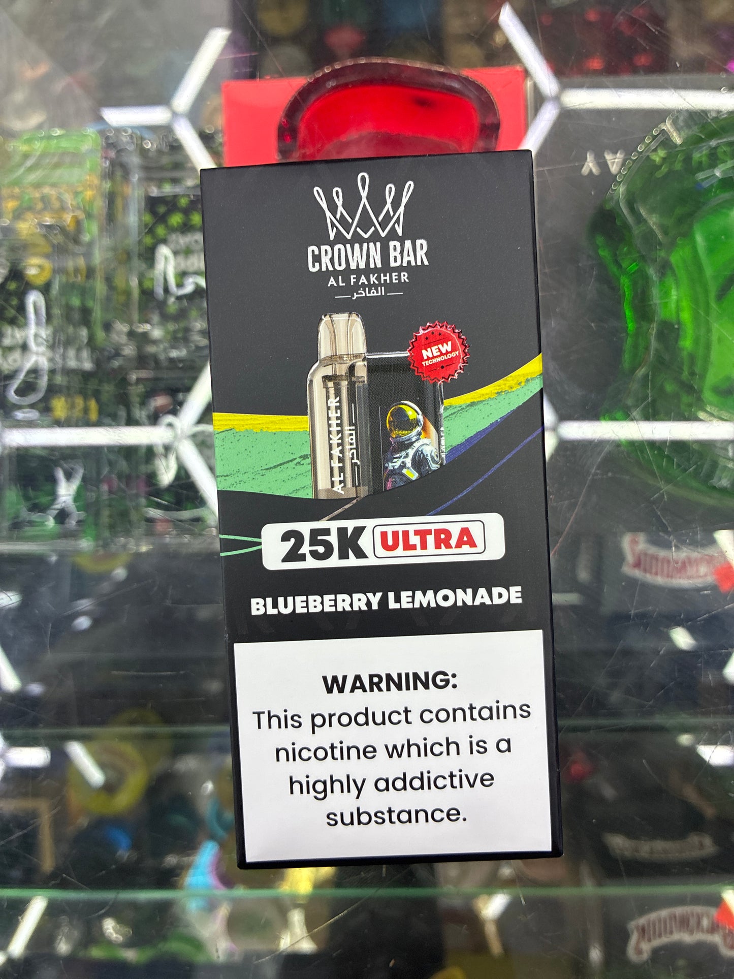 Crown bar al fakher 25k ultra blueberry lemonade