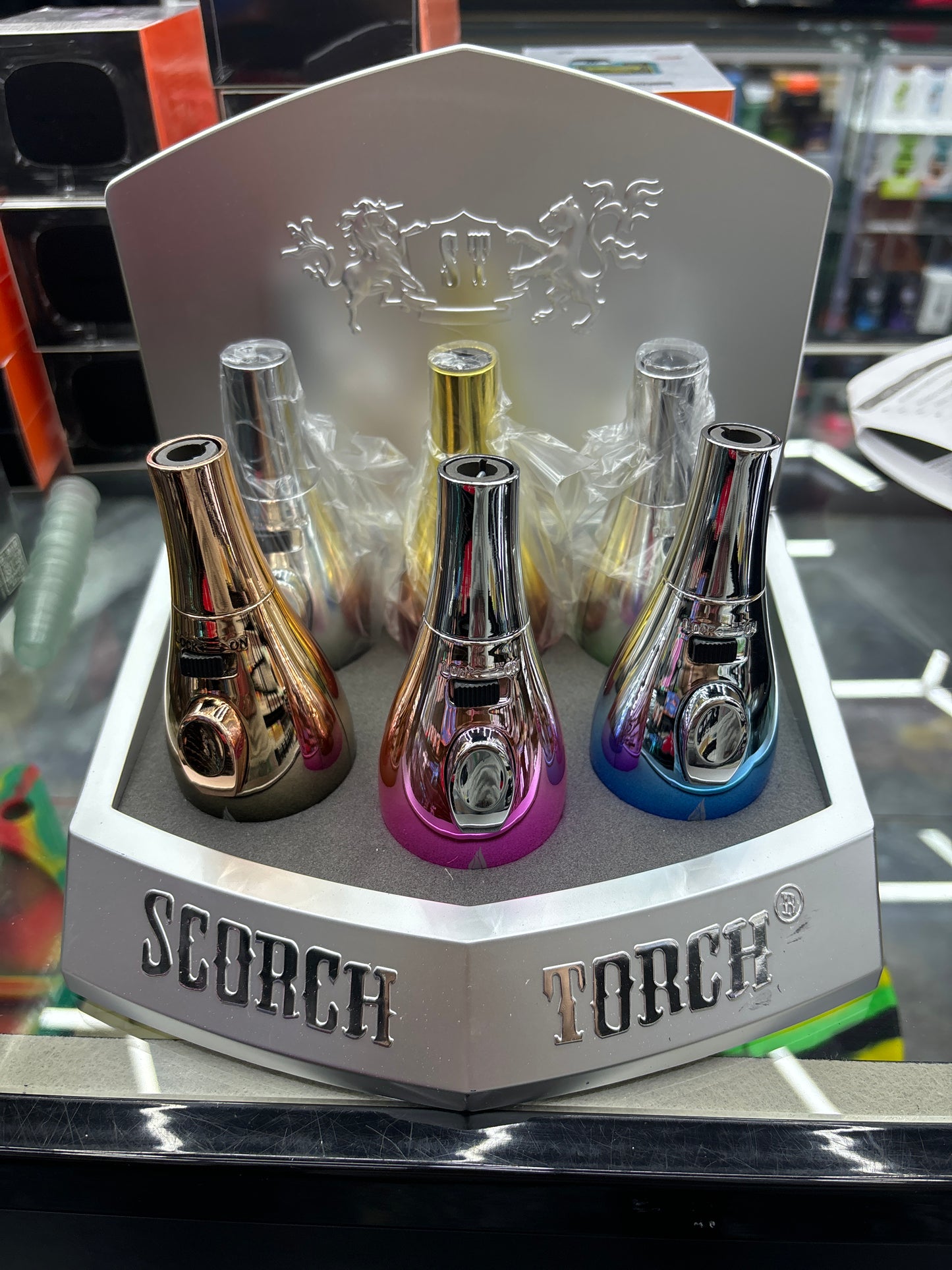 Scorch torch big bowling pin