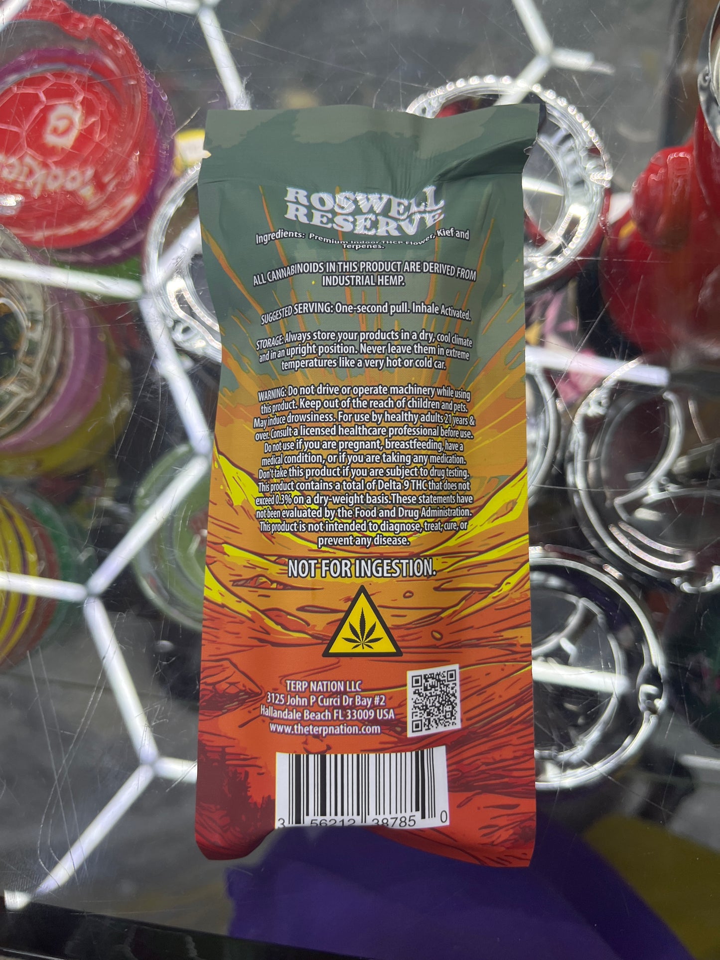 Smak’d thcp moonrock preroll 2ct roswell reserve sativa