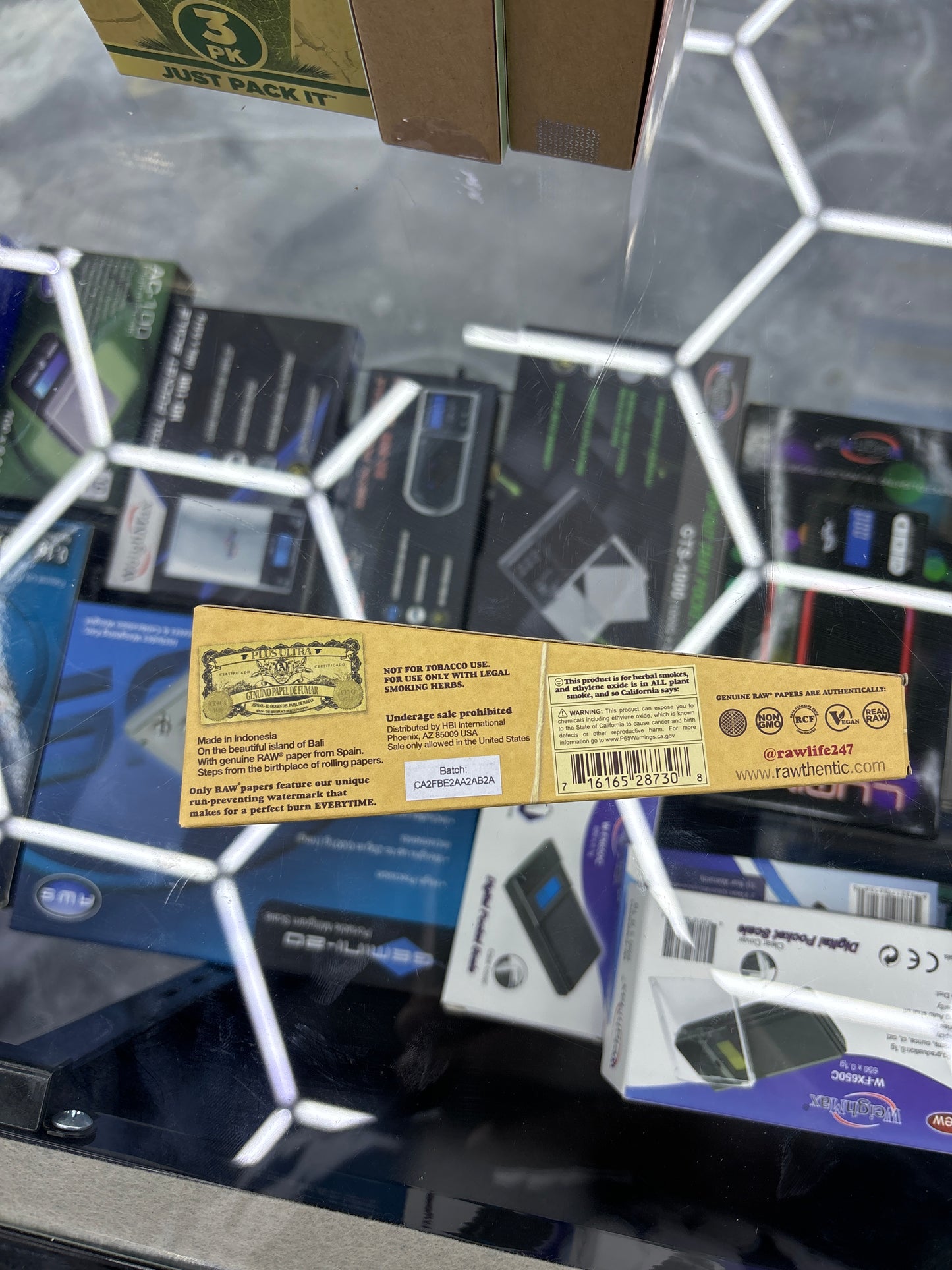 Raw classic 3 cones per pack peacemaker