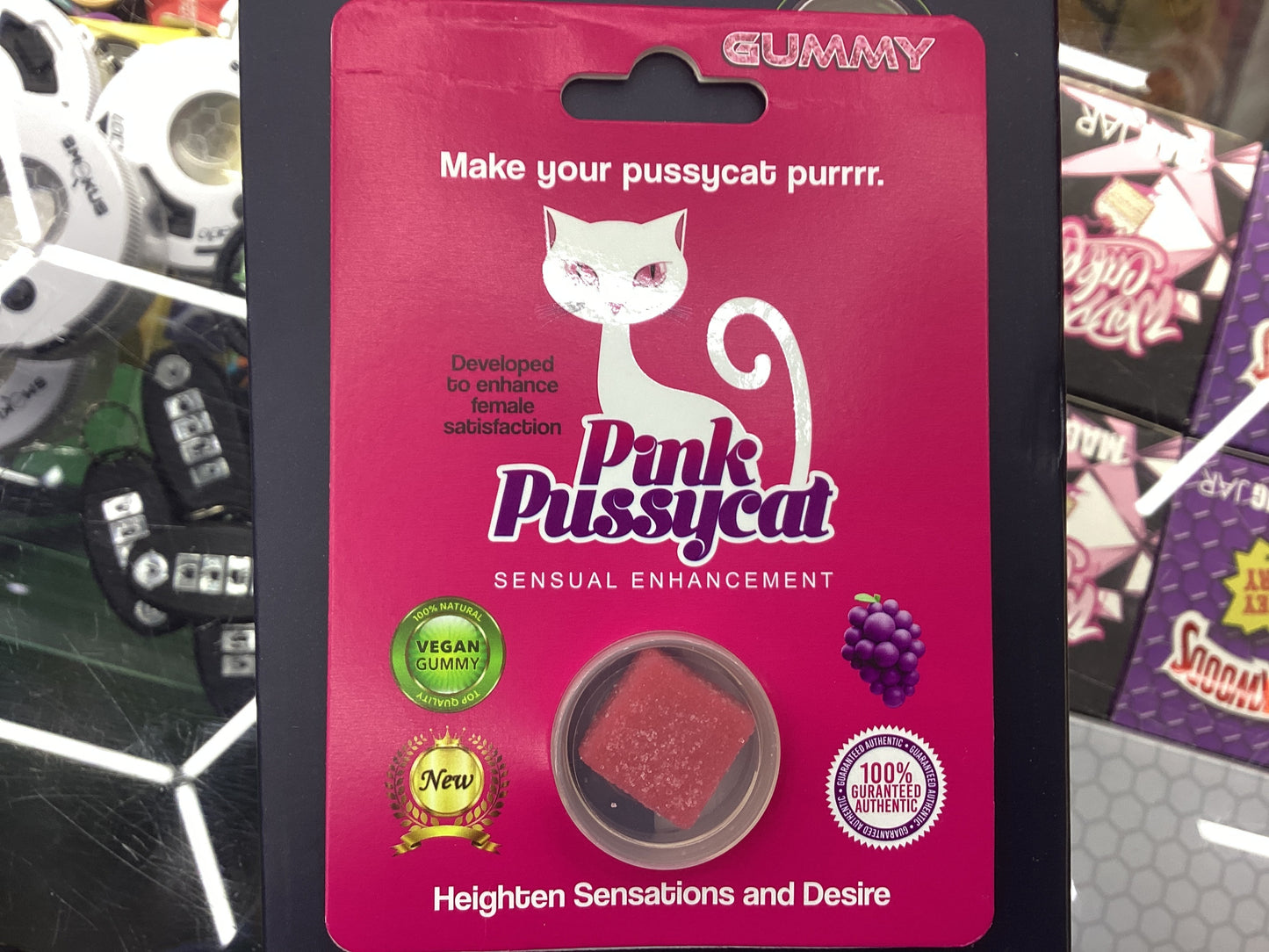 Pink pussycat gummy