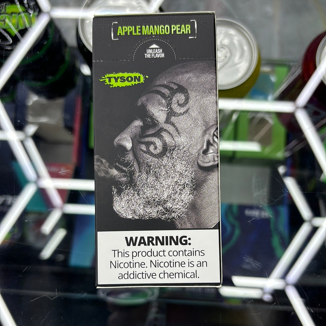 Tyson 15,000 hits iron mike apple mango pear