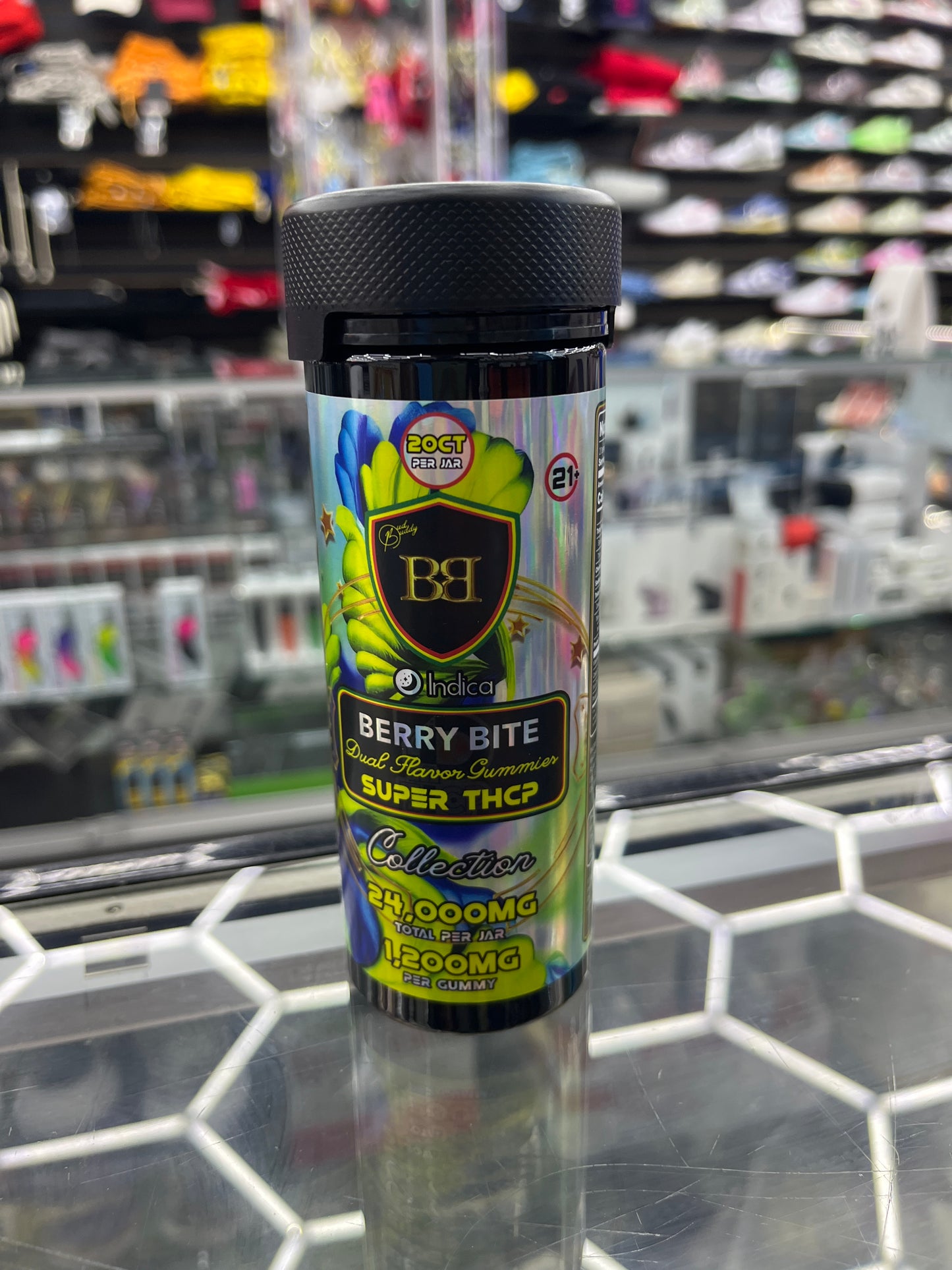 BB thca dual flavor gummies 1200mgx20ct berry bite