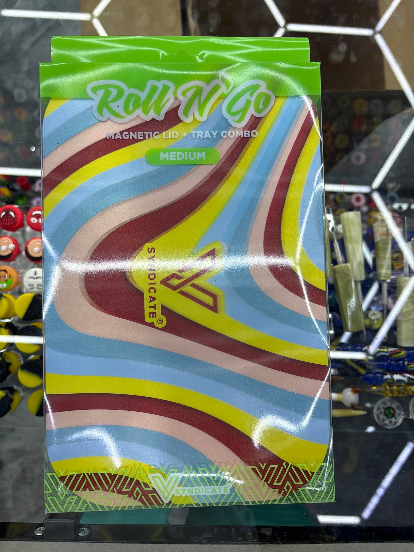 Roll n go mini magnetic lid plus tray combo medium