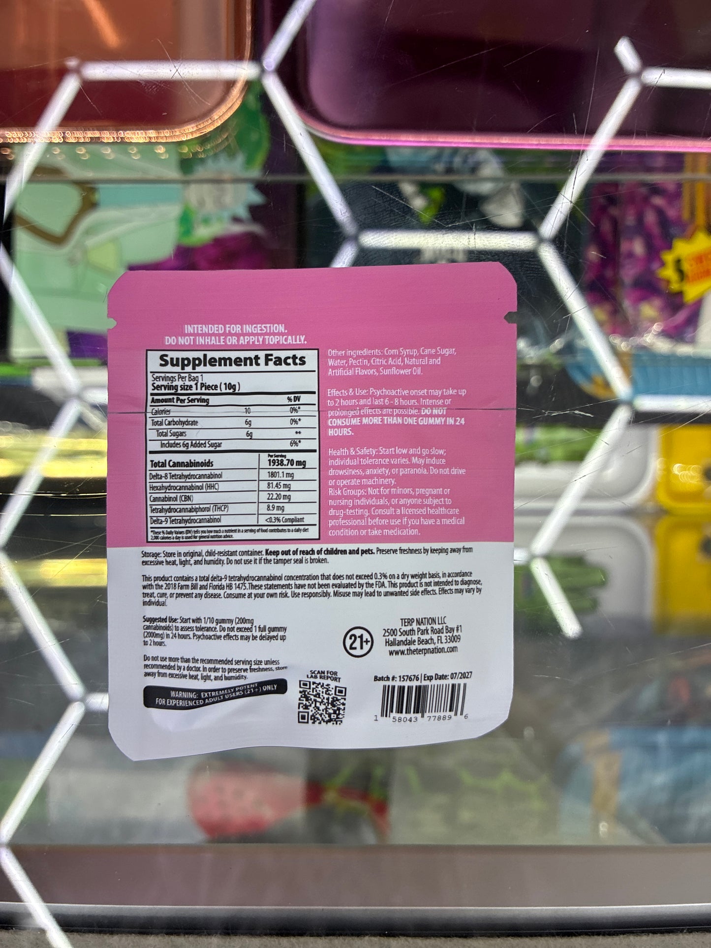 SMAK’D GUMMY 1ct x 2000mg berry blast