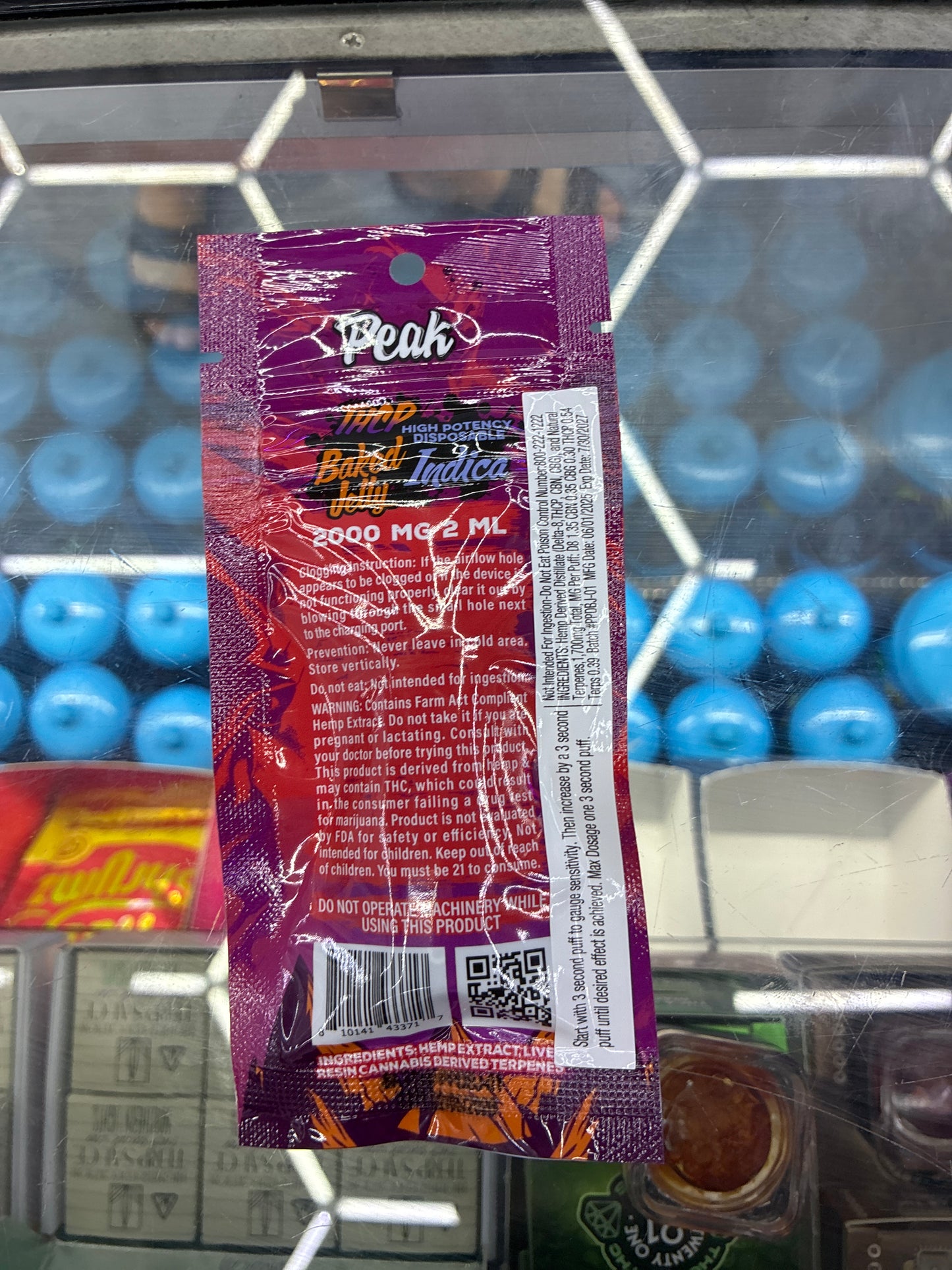 Peak thcp indica baked jelly indica 2g