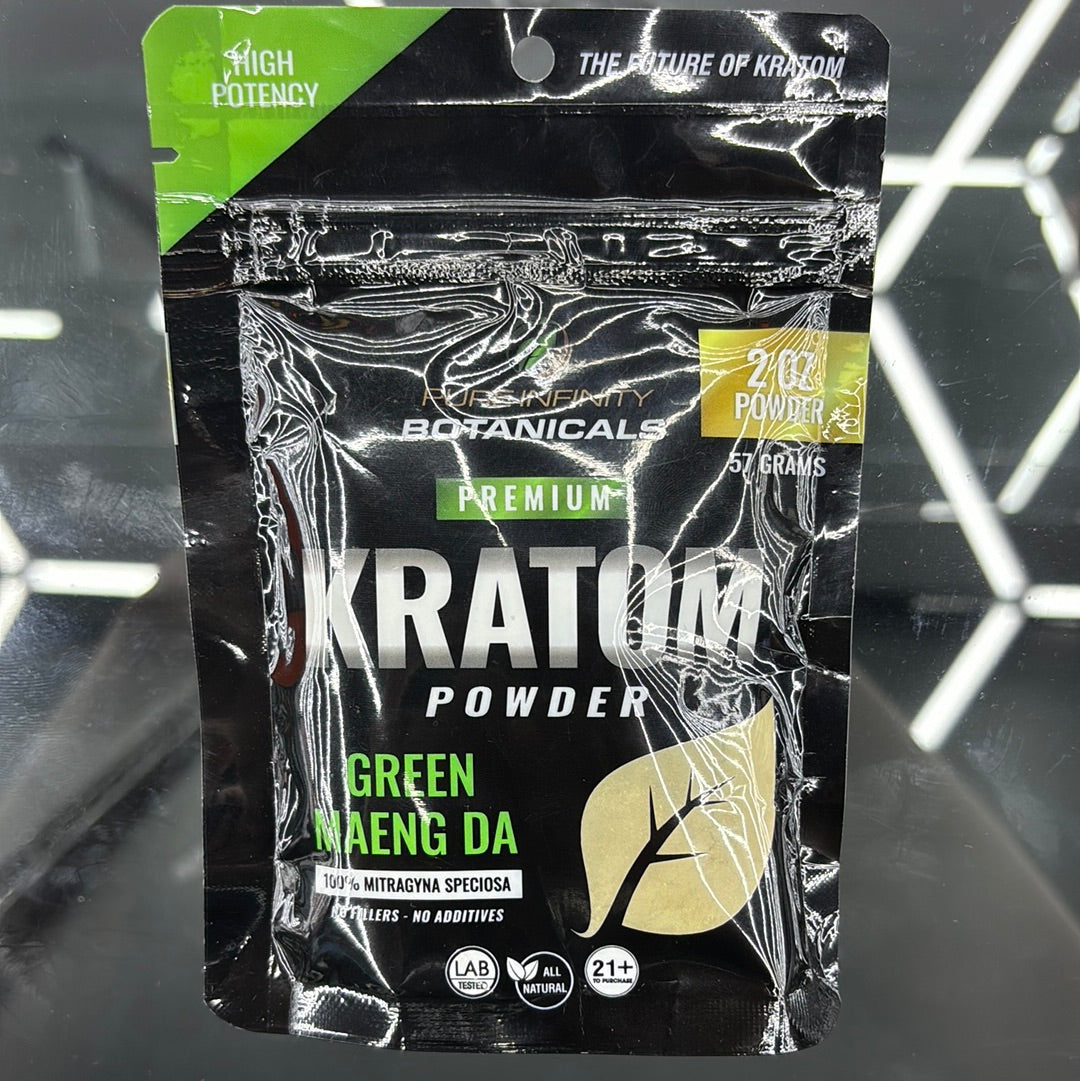 Pure infinity kratom green maeng da 2oz powder