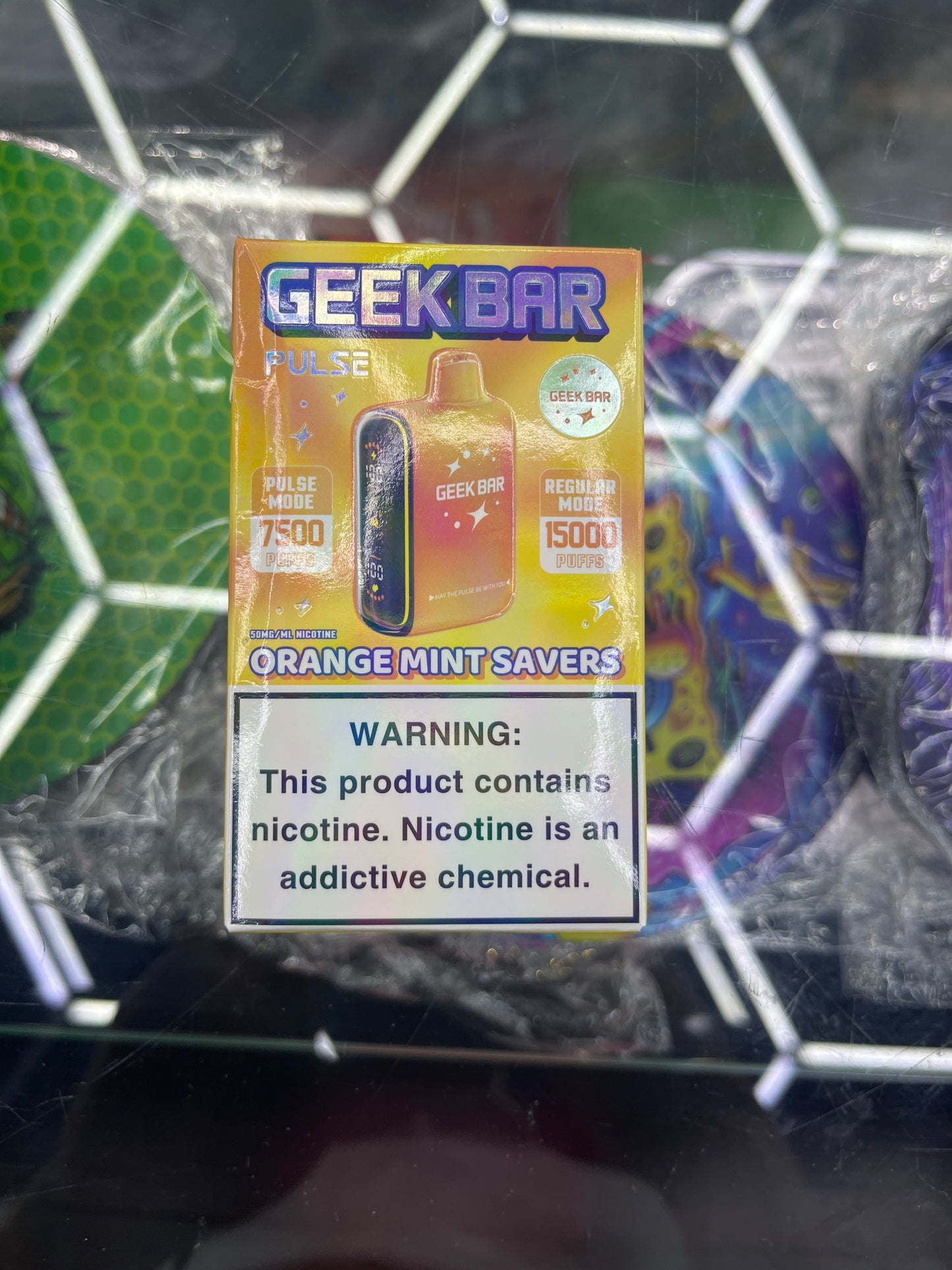 Geek bar pulse orange mint savers