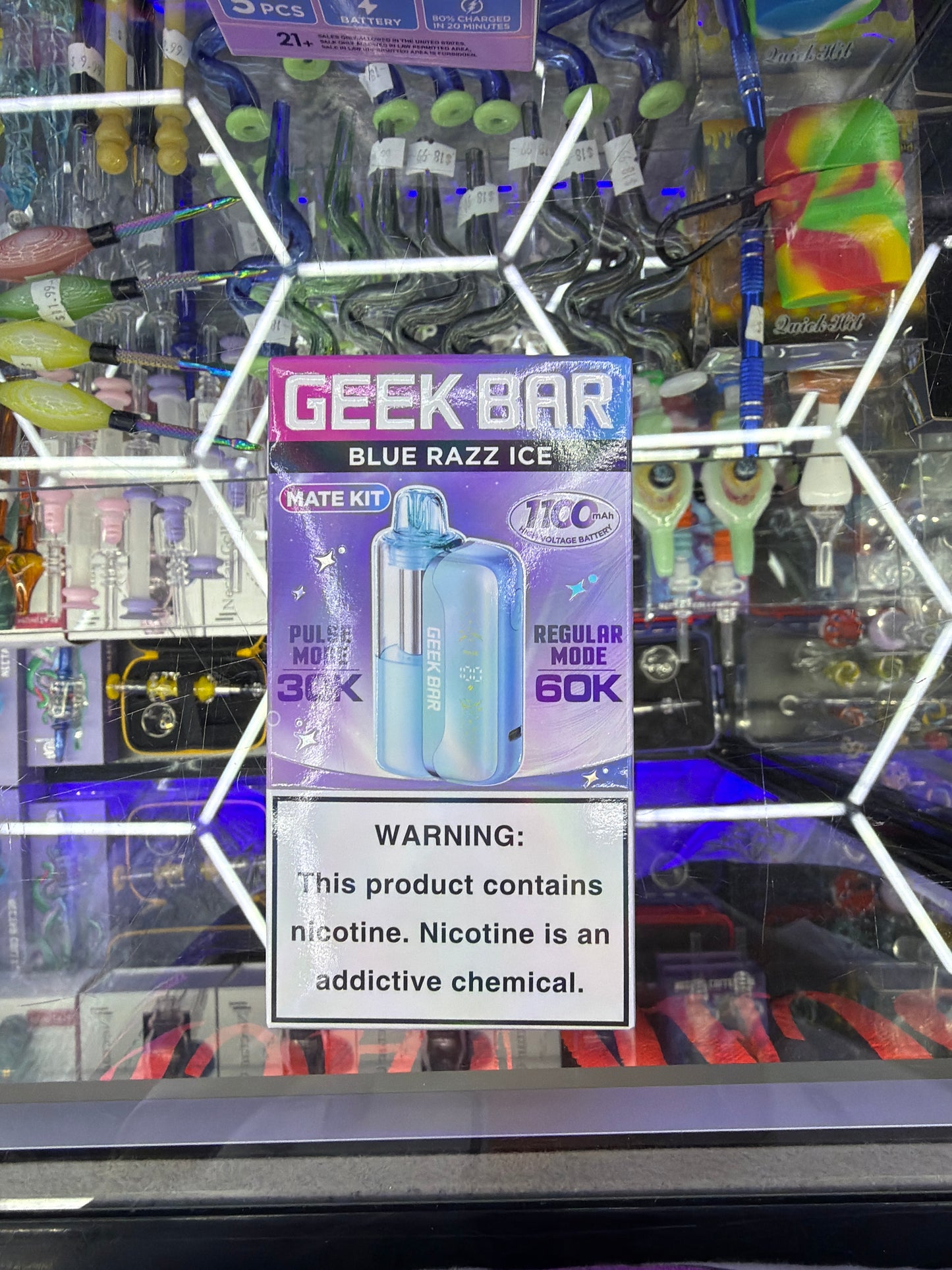 Geekbar Mate Kit 30k/60k hits Blue Razz Ice