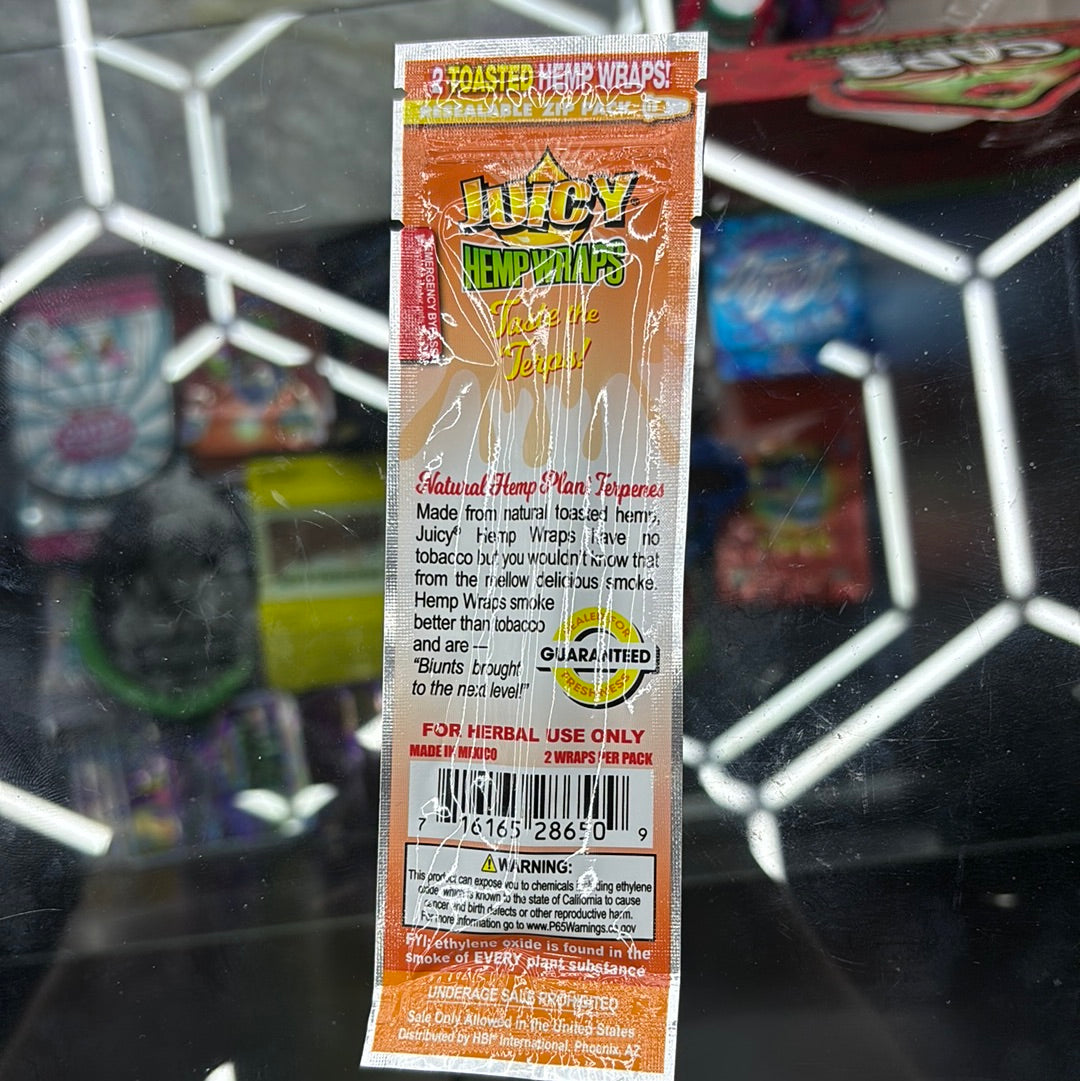 Juicy hemp wraps pineapple shake, terp enhanced