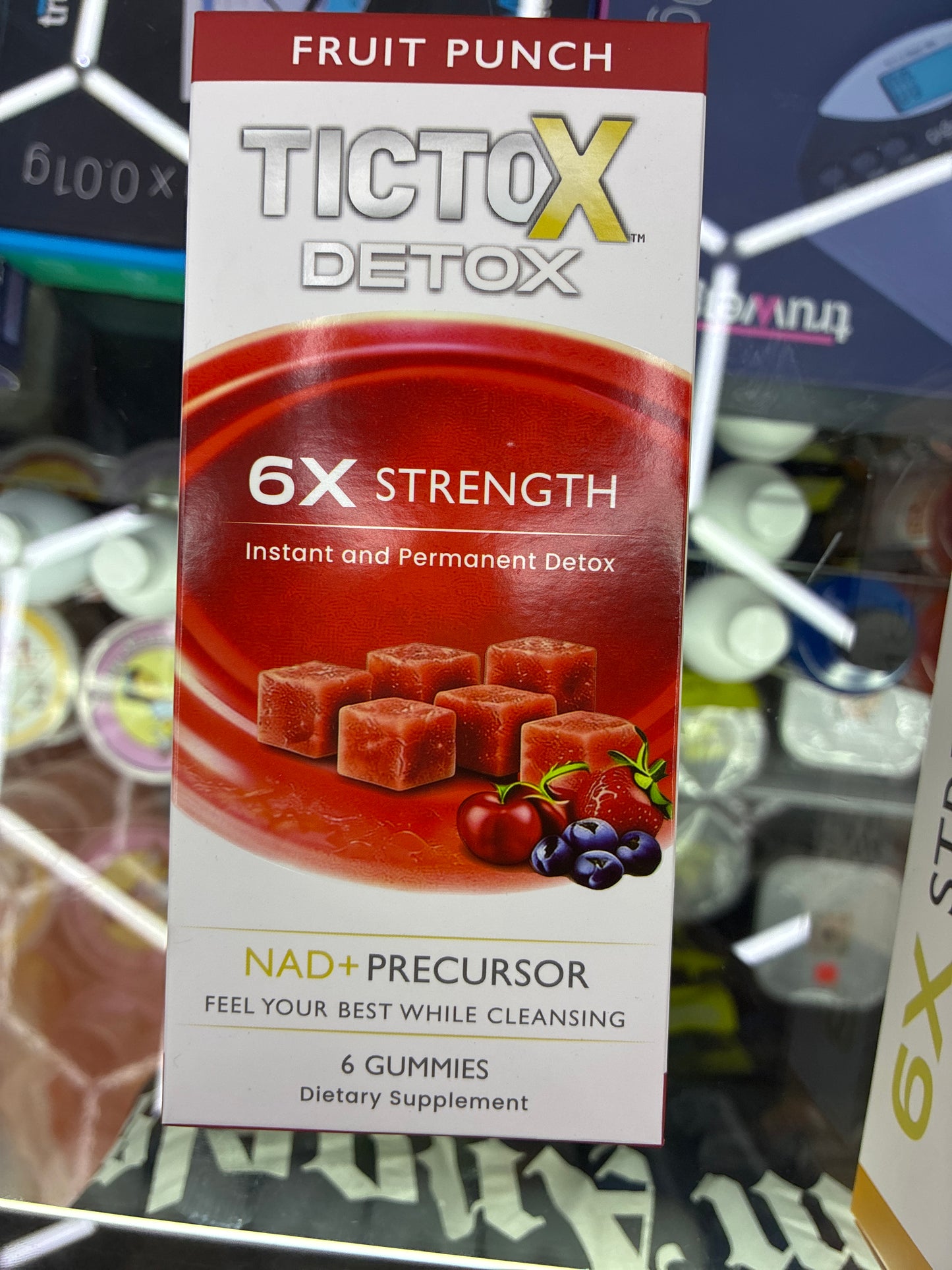 TicTox Detox Gummies 6x Strength Fruit Punch