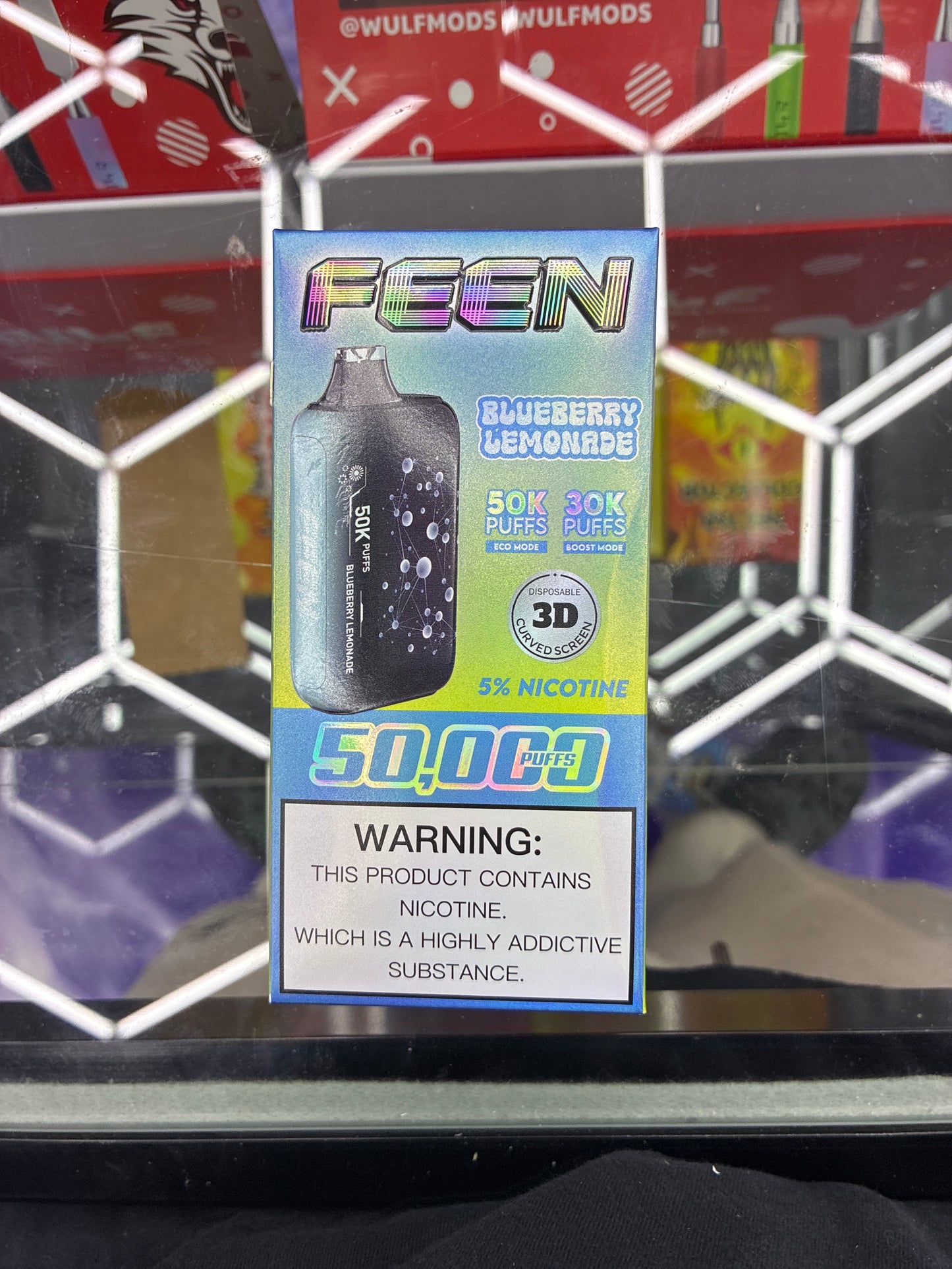 FEEN 50k puffs blueberry Lemonade