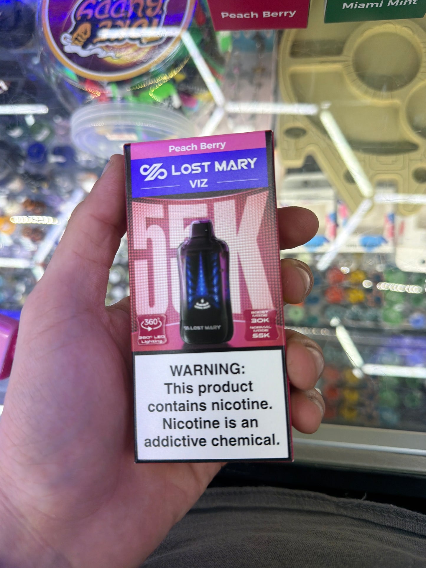 Lost mary Viz 55k hits Peach berry