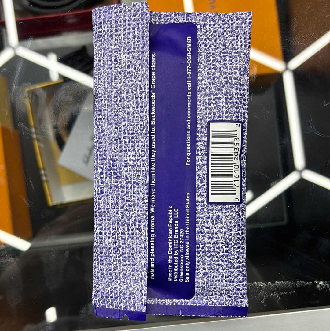 Backwoods 5 cigars grape