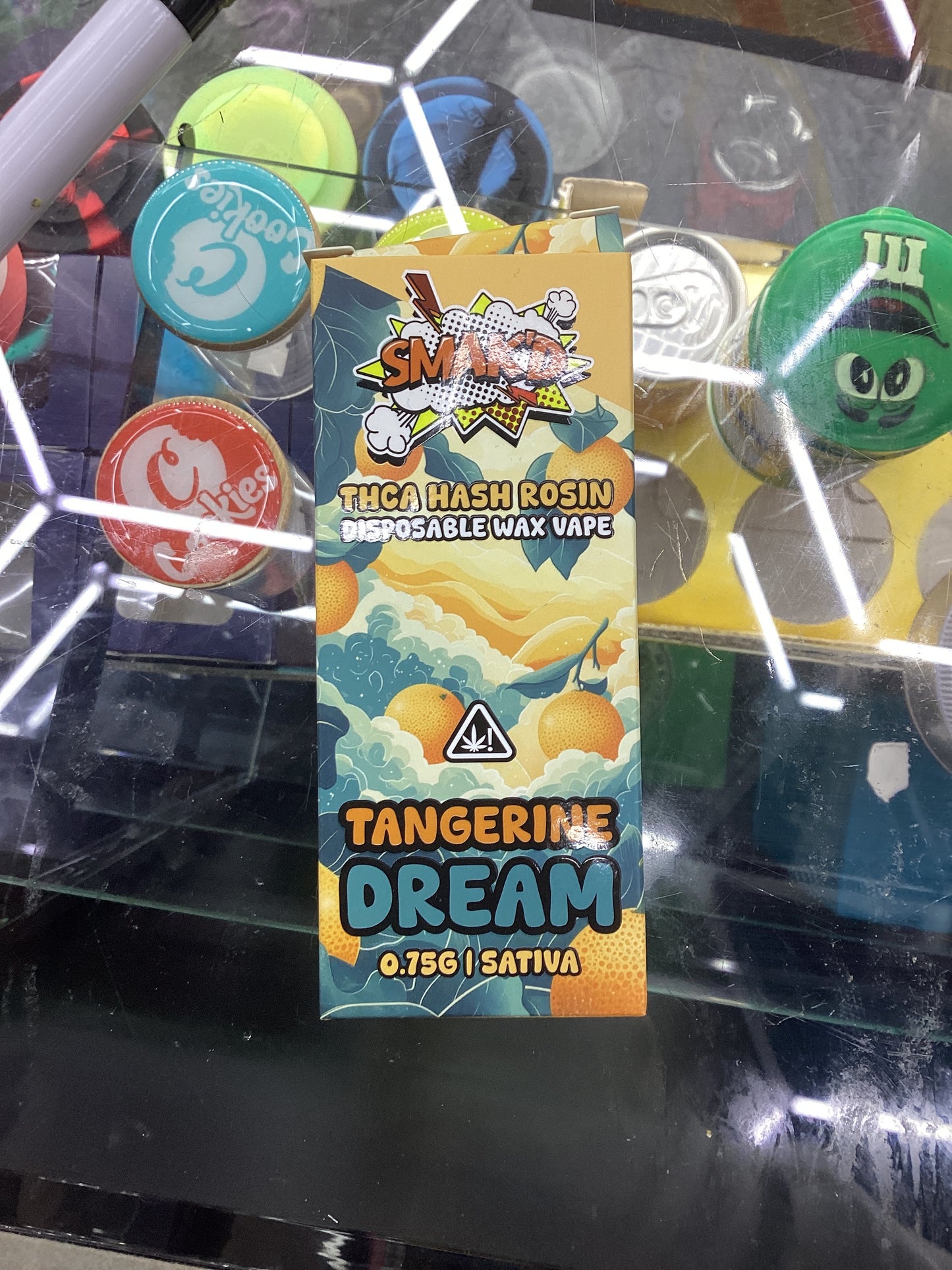 Smak'd thca hash rosin wax vape tangerine dream .75g sativa