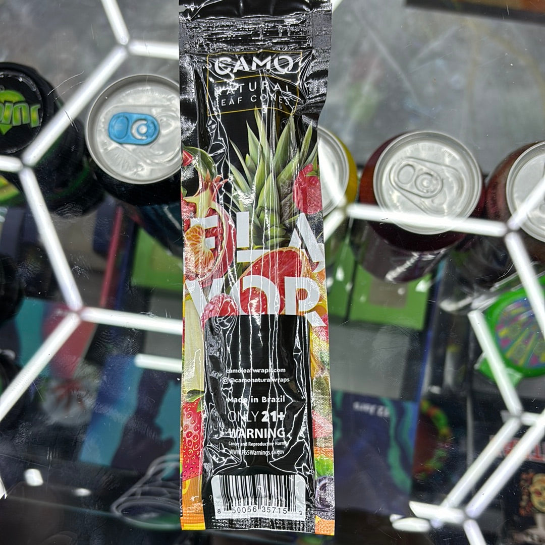 Camo pine apple, natural leaf cones, 4 cones