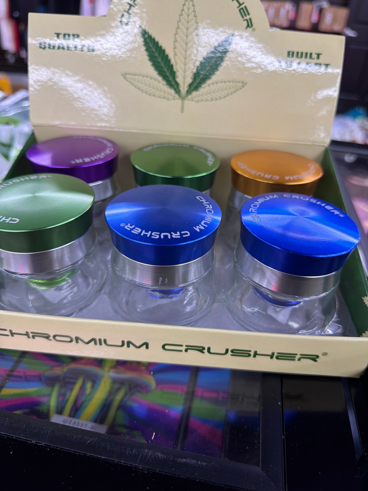 Chromium crusher grinder glass metal