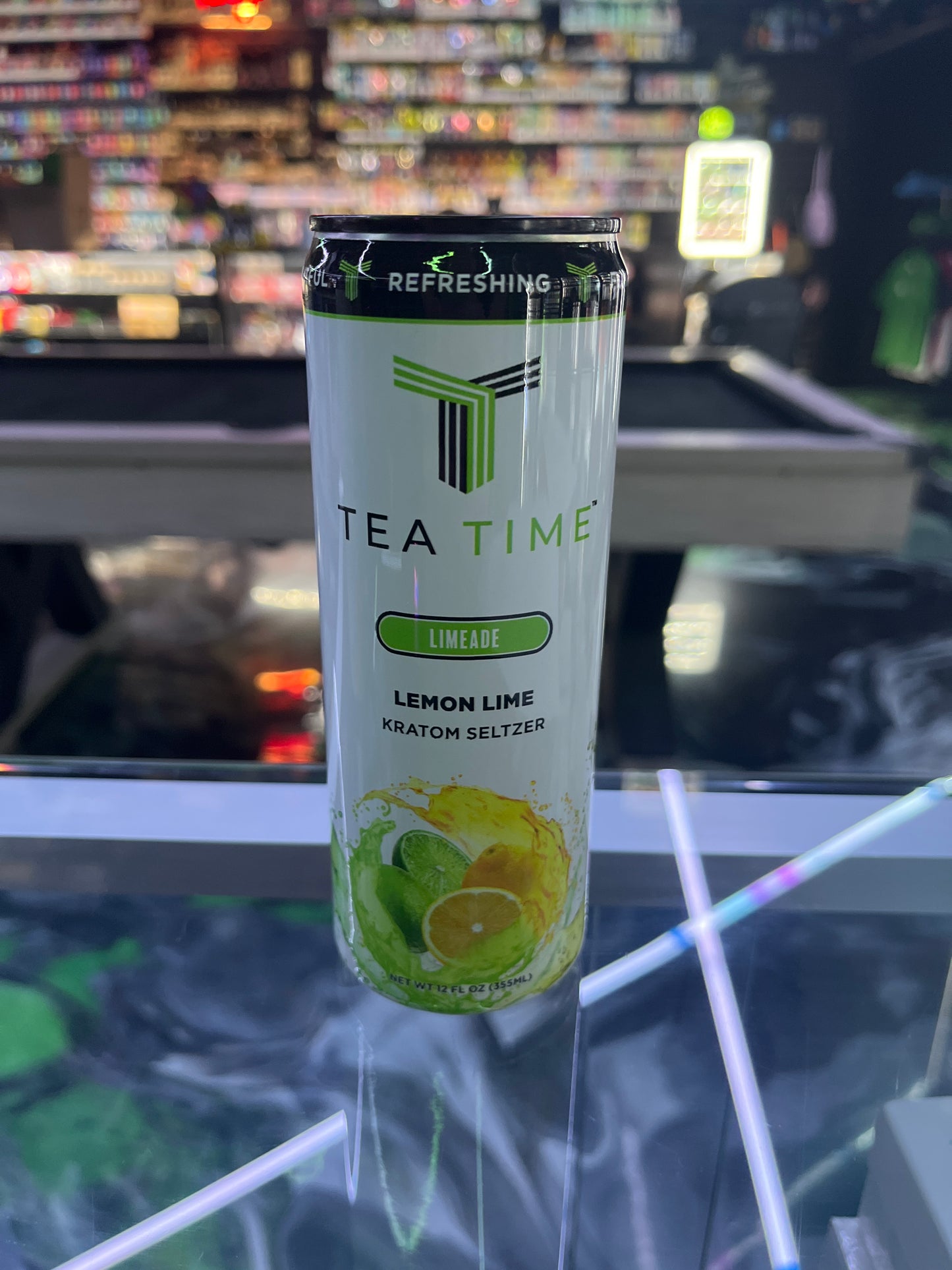 Tea time kratom seltzer lemon lime