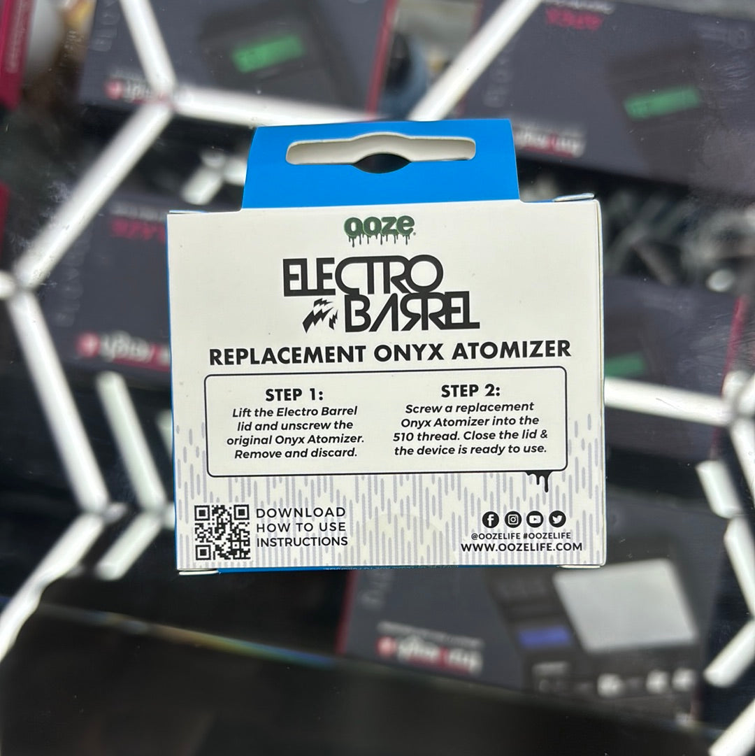 Ooze electric barrel replacement atomizer