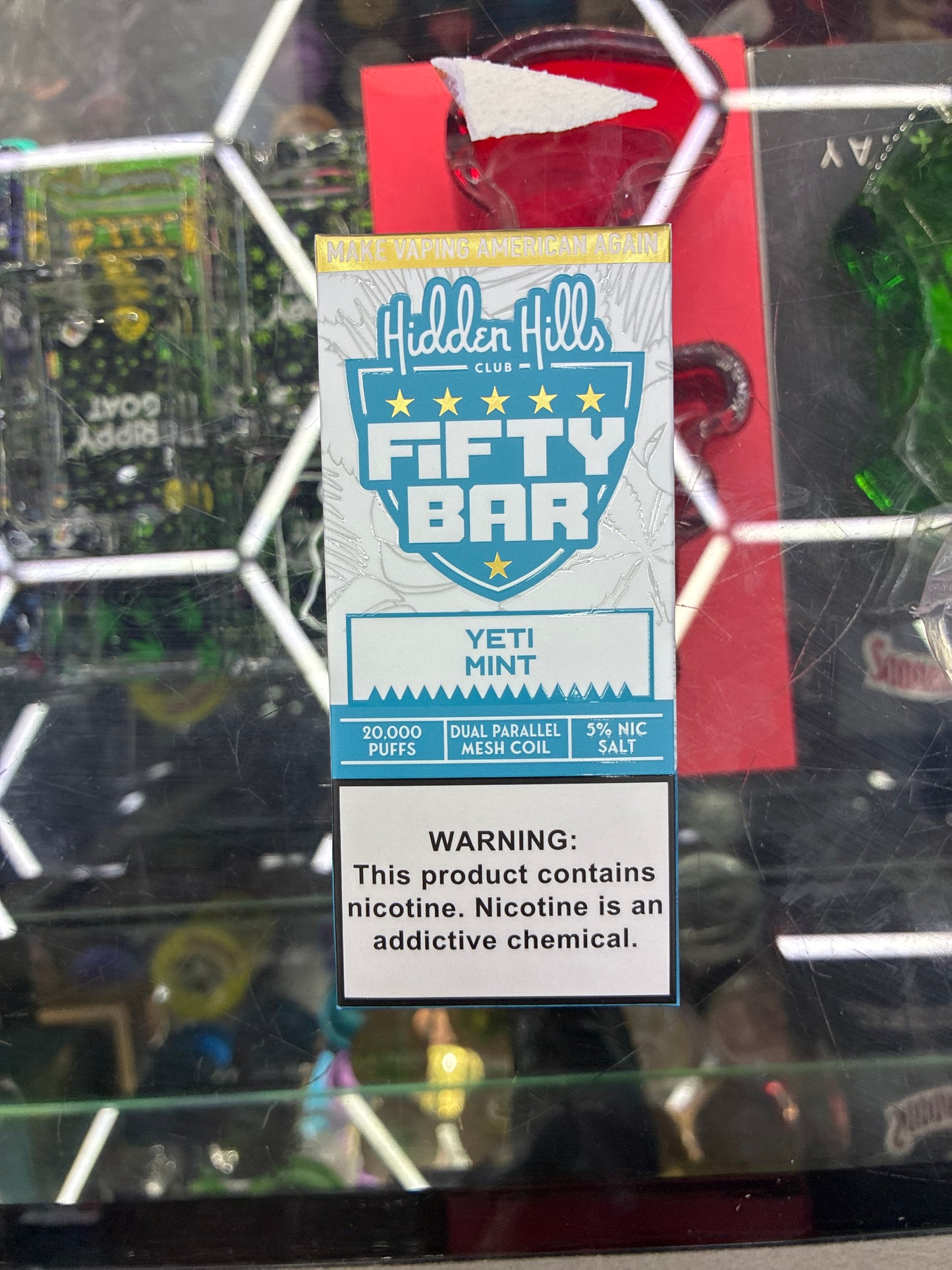 Fifty bar 20K puff yeti mint