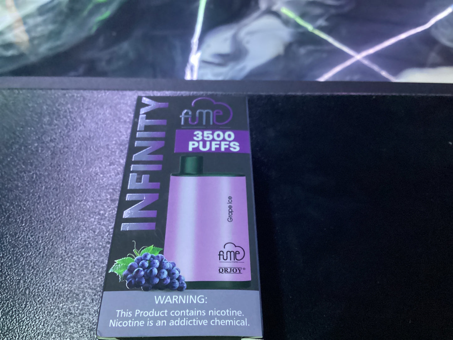 Fume infinity 3500 puffs grape ice