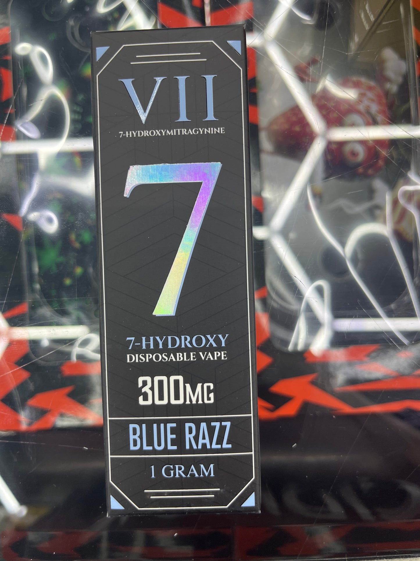 Vii 7-Hydroxy 300mg dispo vape blue razz