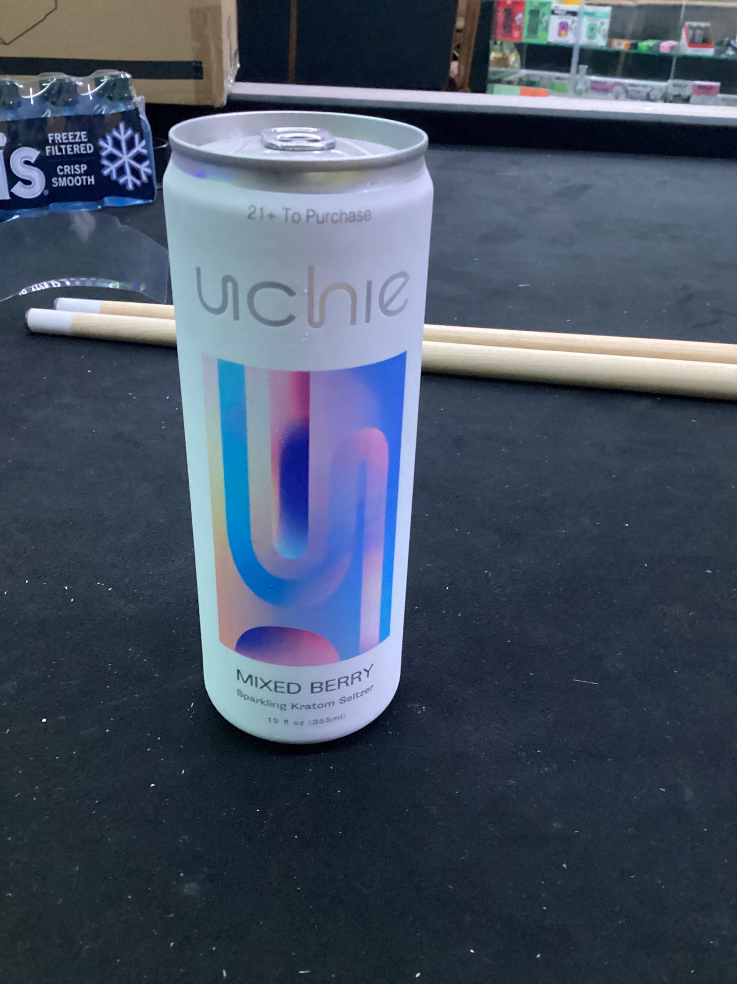 Uchie sparking kratom seltzer mixed berry