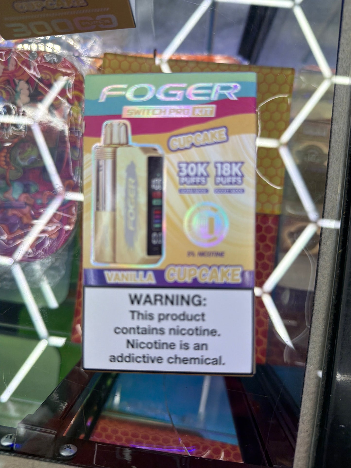 Fogger switch pod kit 30k cupcake vanilla