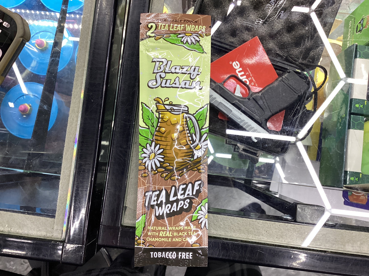 Blazy susan tea leaf wrap