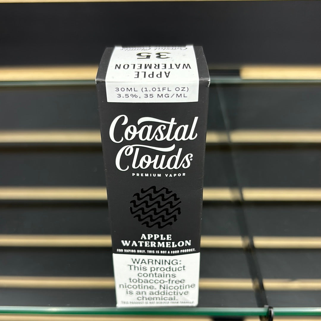 Coastal clouds, apple, watermelon, 35 MG salt nic