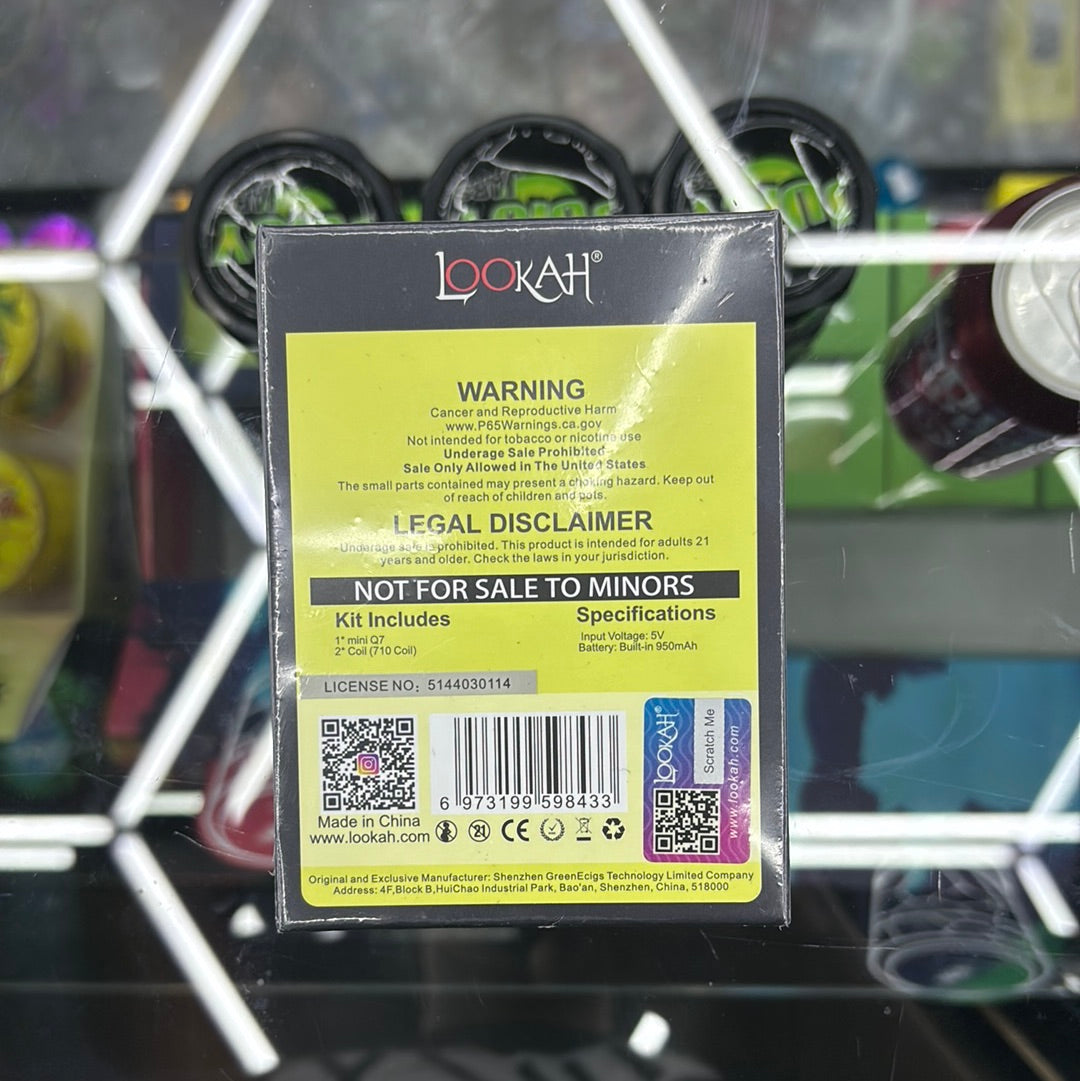 Lookah q7mini neon yellow