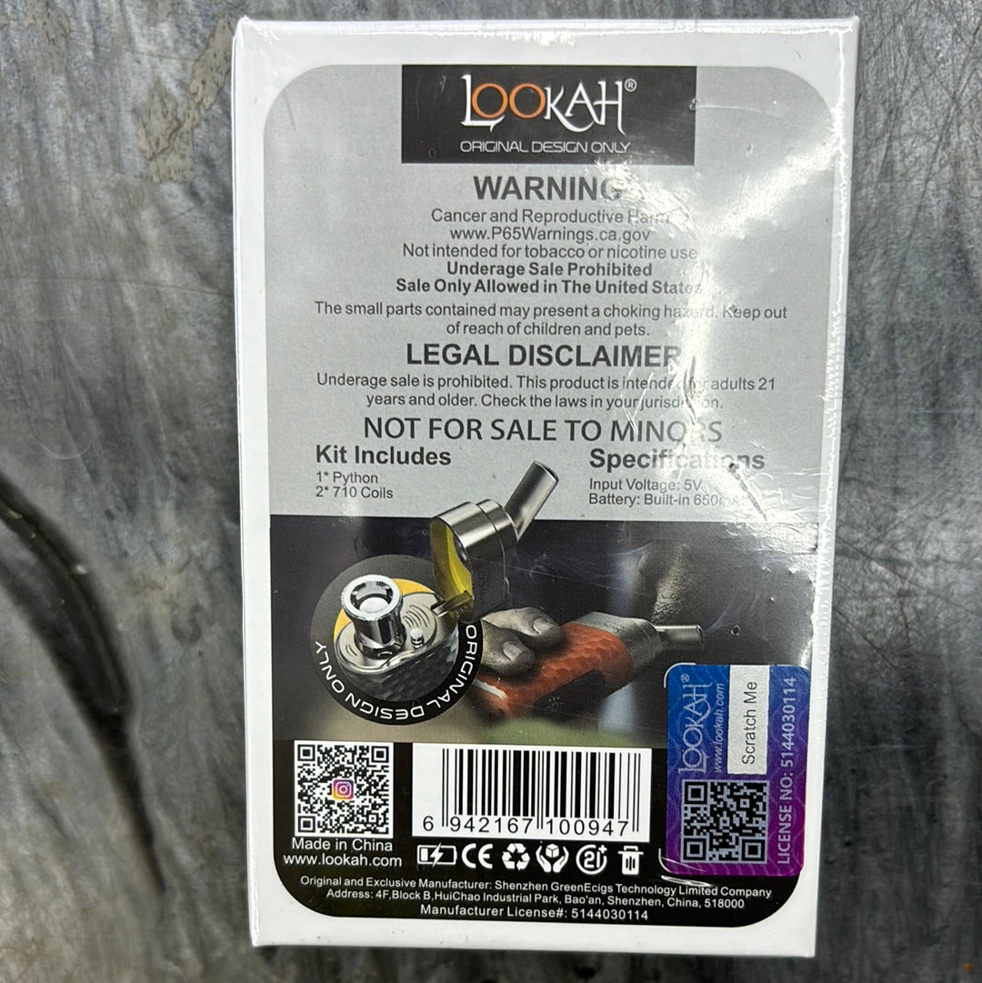 Lookah python orange