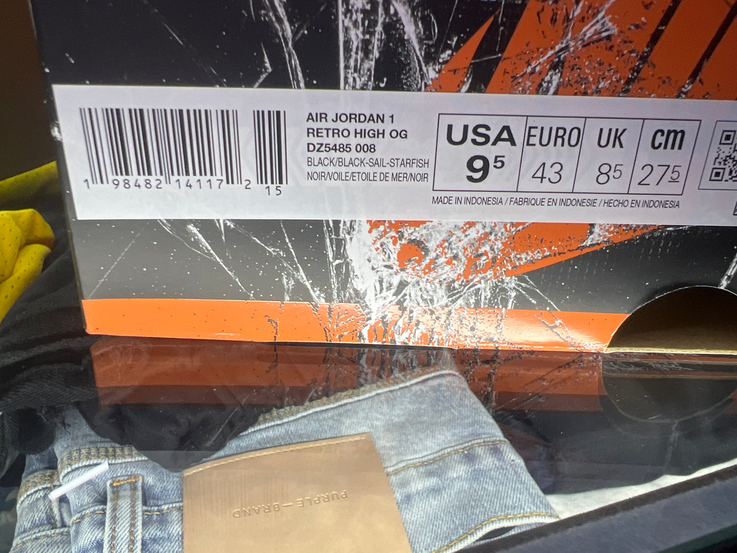 Air Jordan 1 retro high shatter backboards size 9.5