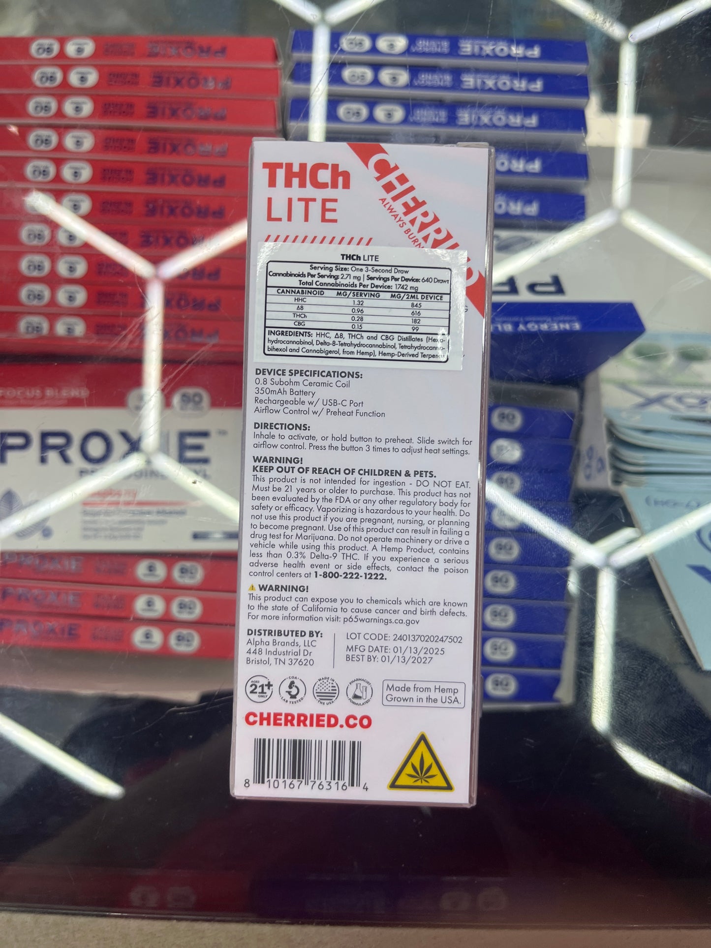 Cherries thcp lite 2g dispo godfather og indica