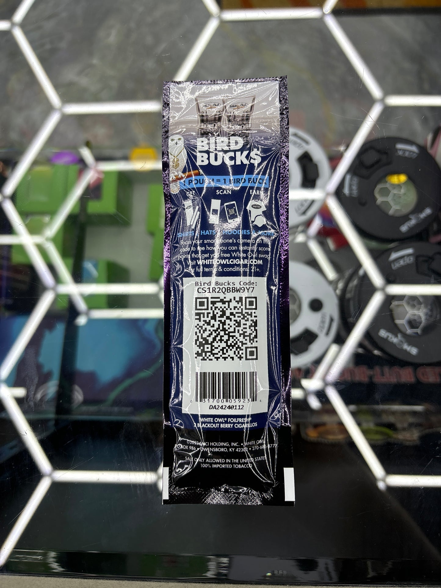 White owl blackout berry cigarillos