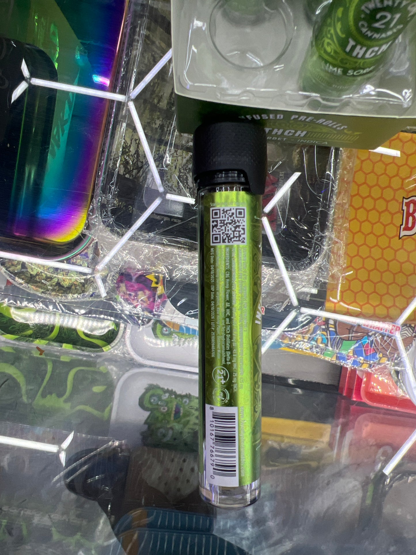 Twenty One Cannabis thch Infuse prerolls lime sorbet indica