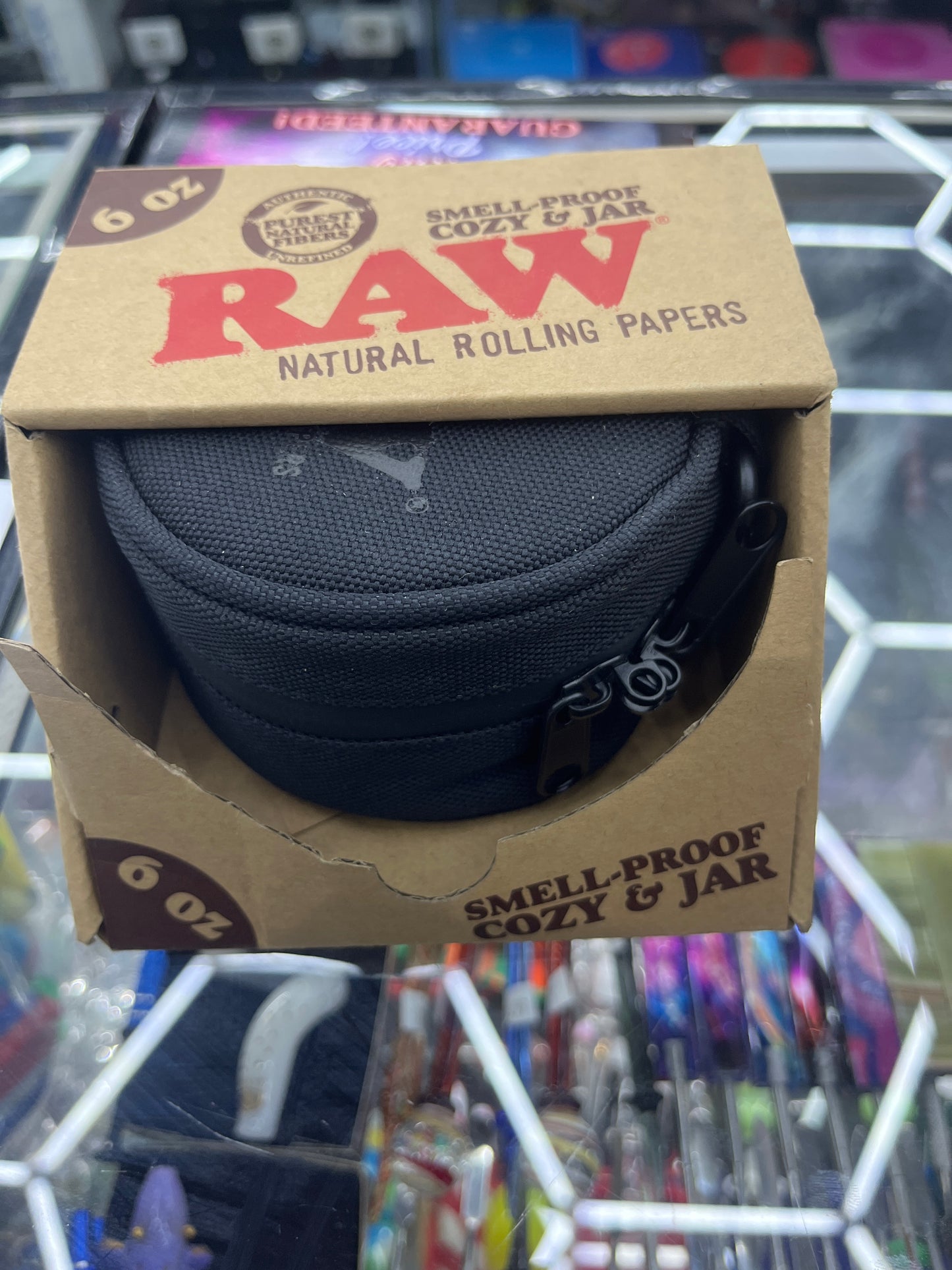 Raw 6oz smell proof cozy&jar