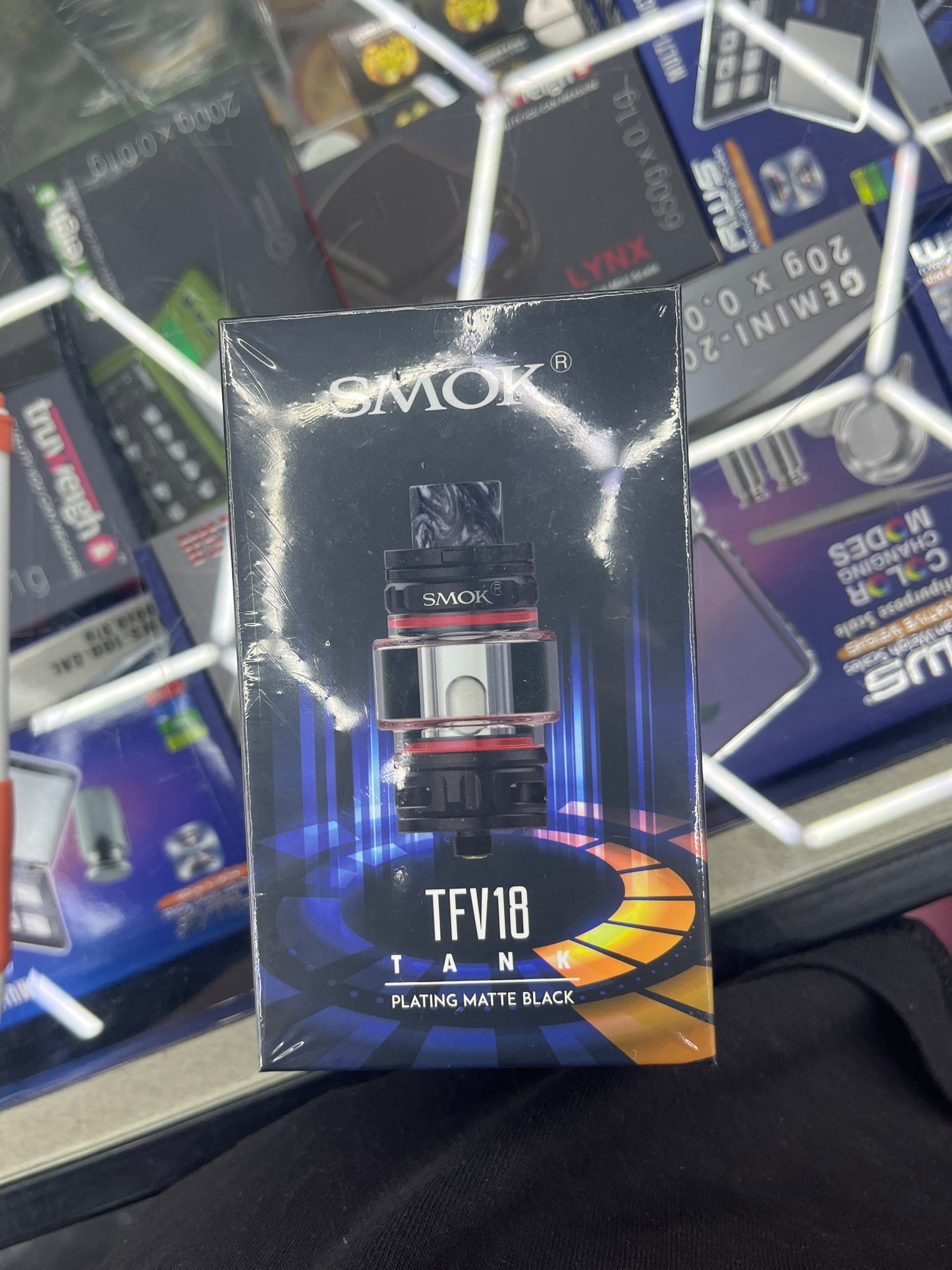 Smok tfv18 playing matte black